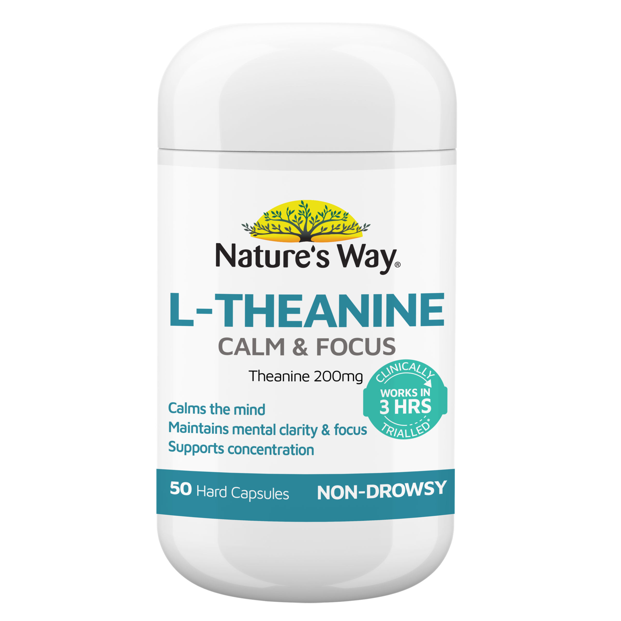 NATURES WAY L-THEANINE 50 TABLETS