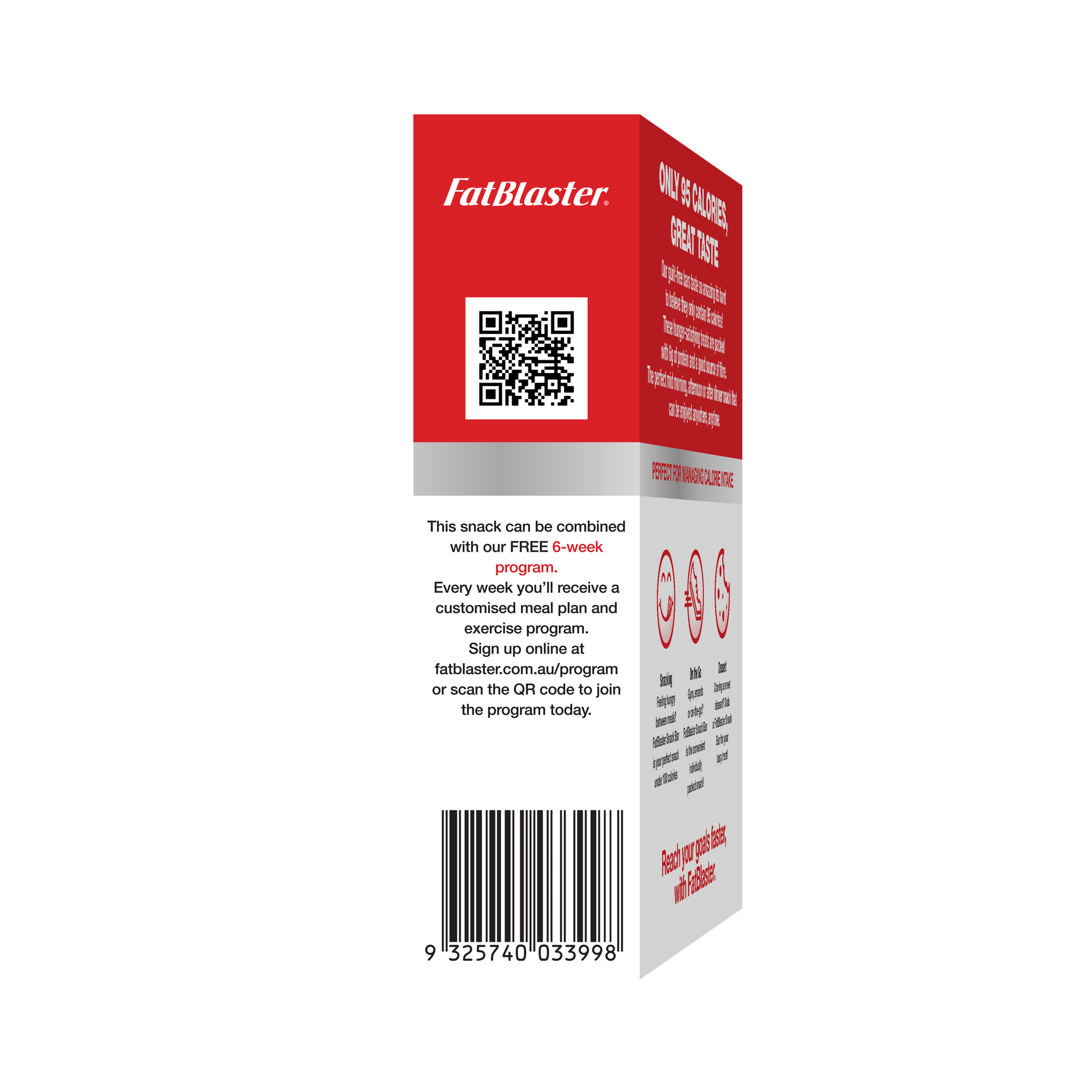 FAT BLASTER SNACK BAR CHOC CARAMEL 5 PACK - Image 3