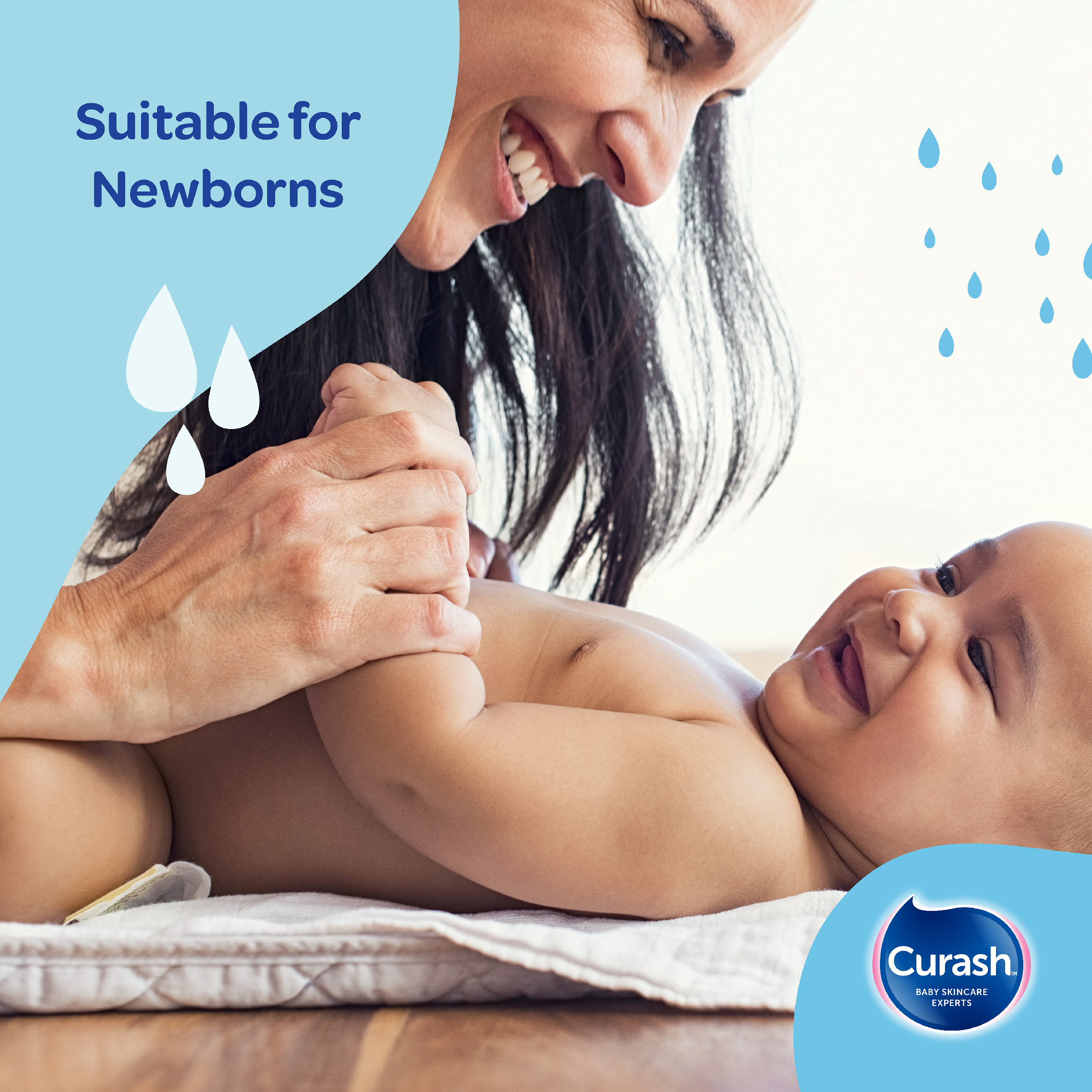 CURASH BABYCARE WIPES SIMPLY WATER 240 PACK - Image 3