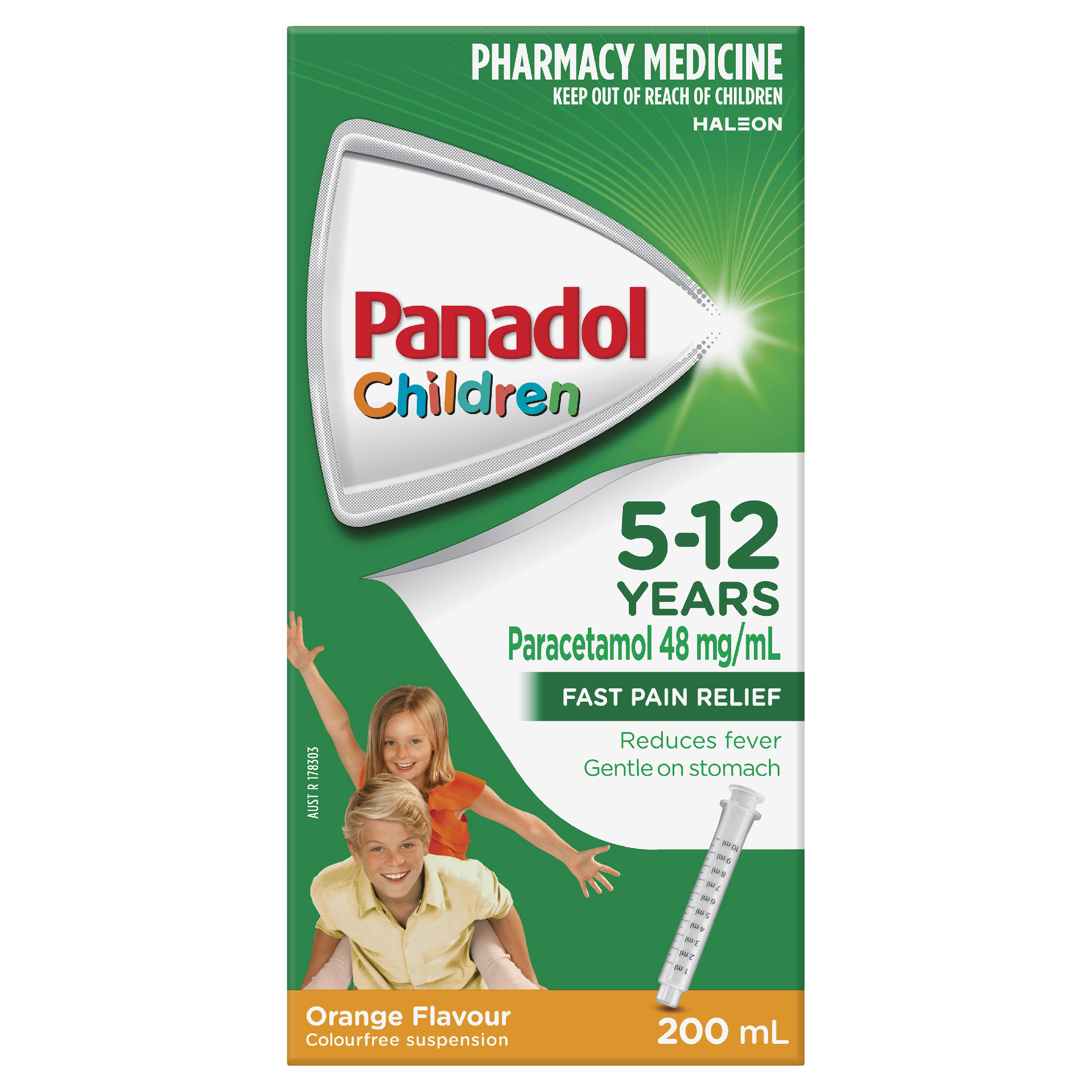 PANADOL CHILDREN 5 YEAR - 12 YEARS ORANGE SUSPENSION 200ML - Image 11