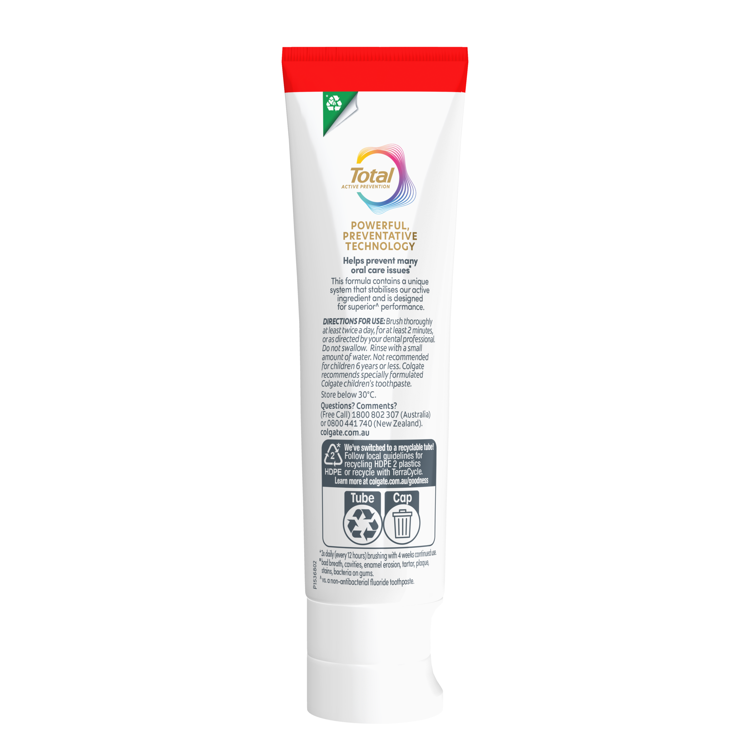 COLGATE TOOTHPASTE TOTAL ORIGINAL ANTIBACTERIAL 115G - Image 10