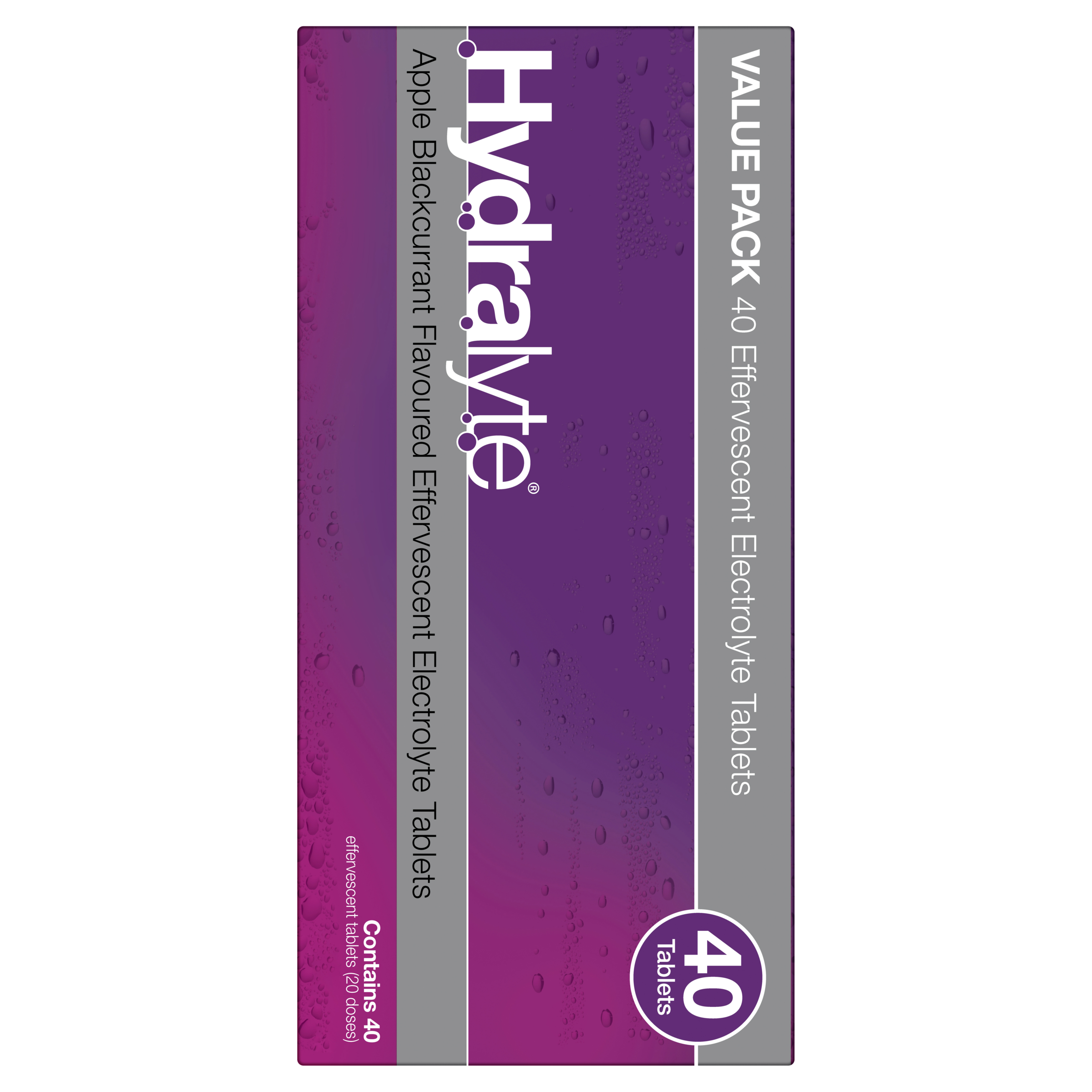 HYDRALYTE EFFERVESCENT APPLE BLACKCURRANT 40 TABLETS - Image 9