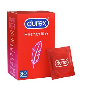 DUREX FETHERLITE CONDOMS 30 PACK