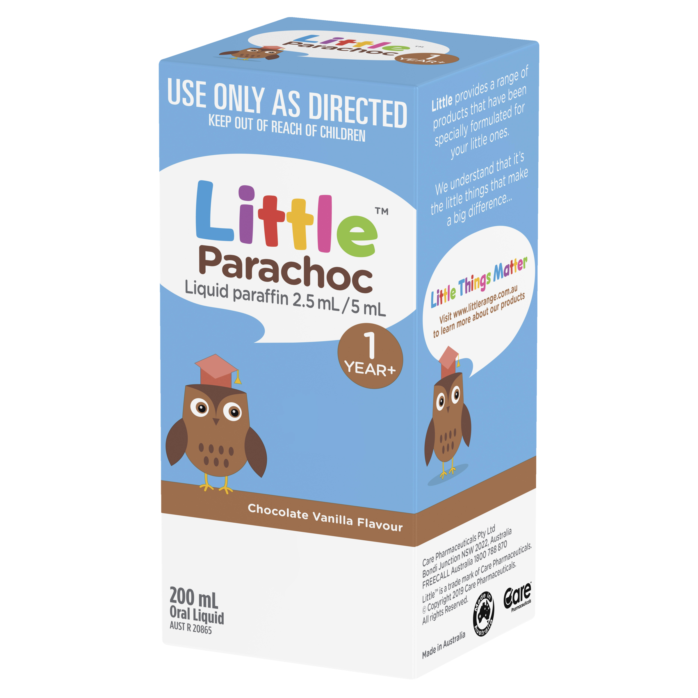 PARACHOC CHOCOLATE VANILLA 200ML LIQUID - Image 4