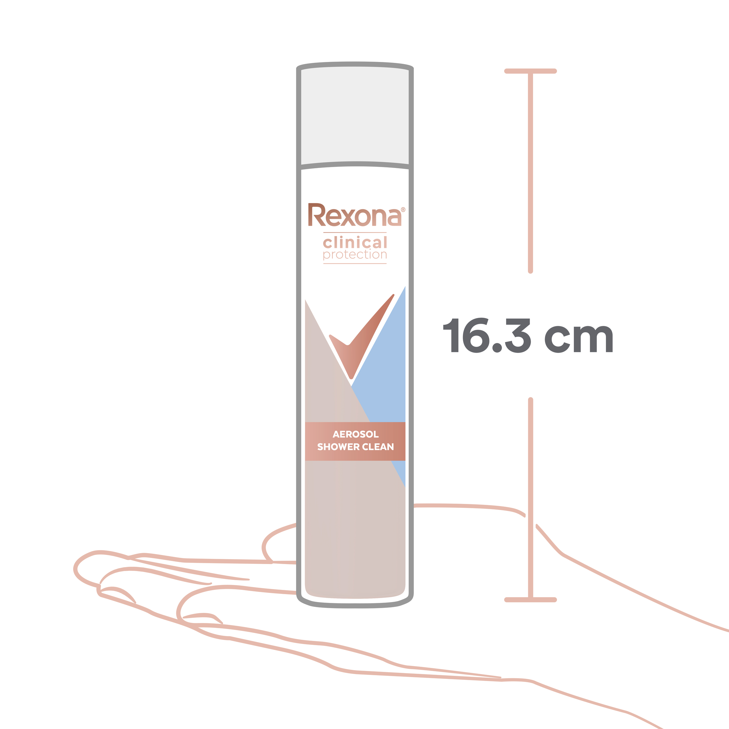 REXONA WOMEN CLINICAL ANTIPERSPIRANT SHOWER CLEAN 96HR 180ML - Image 9