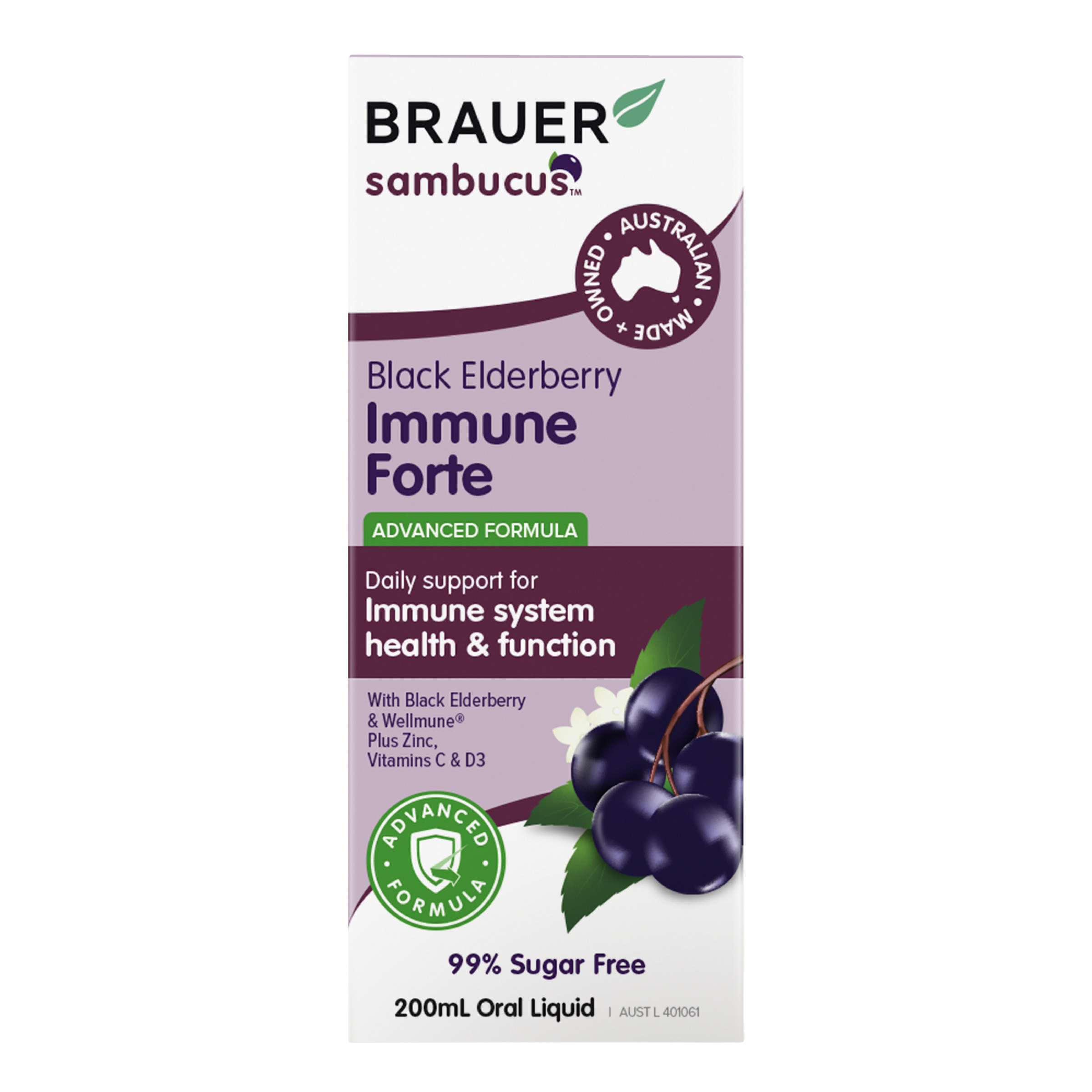 BRAUER SAMBUCUS IMMUNE PLUS ADULT LIQUID 200ML - Image 5