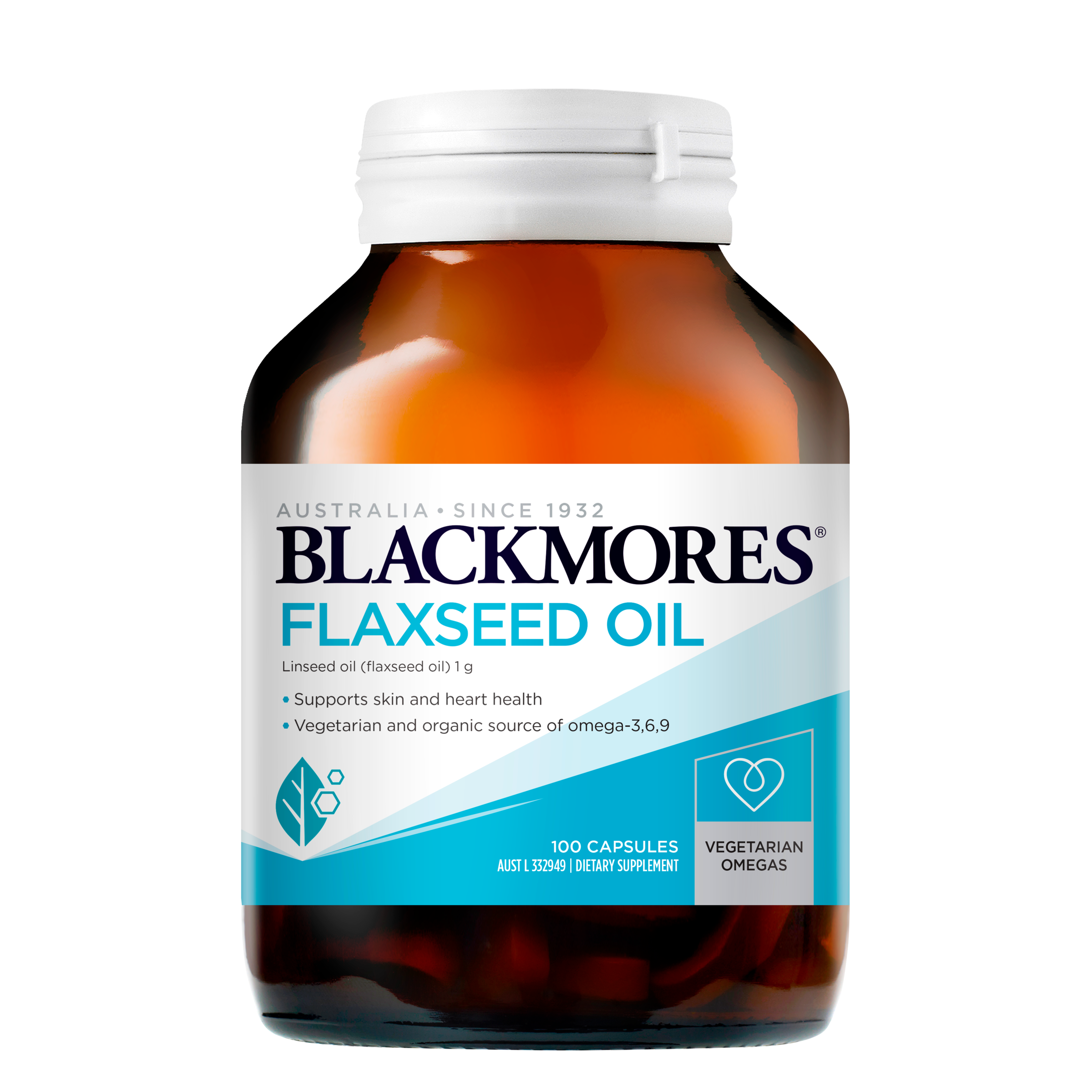 BLACKMORES FLAXSEED OIL 100 CAPSULES - Image 3