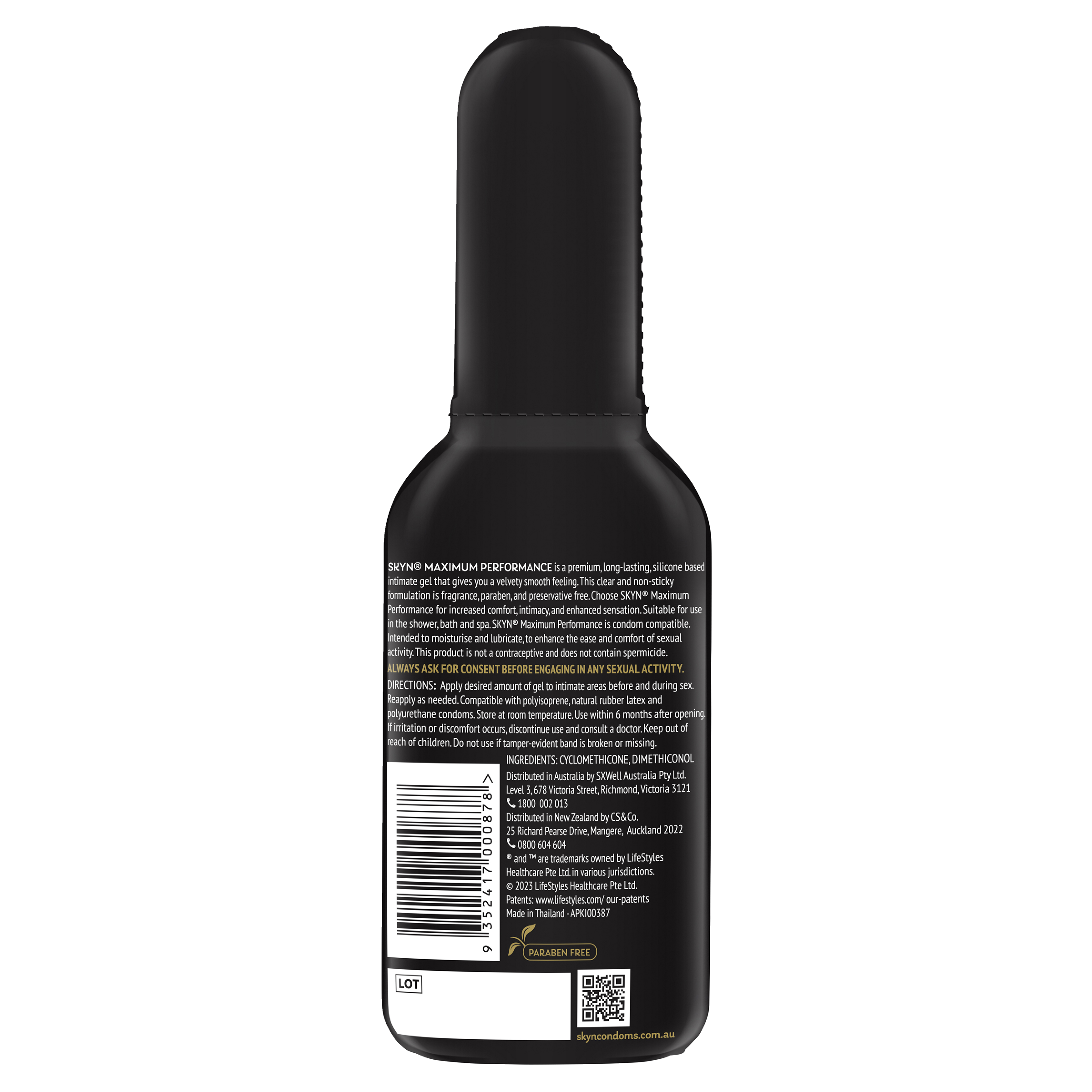 SKYN FEEL EVERYTHING LUBRICANT MAX PERFORMANCE 80ML - Image 2