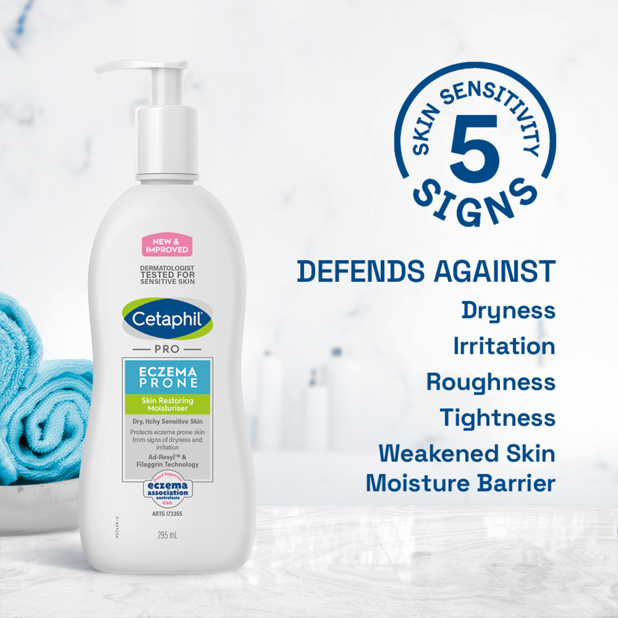 CETAPHIL PRO ECZEMA MOISTURISER 295ML - Image 4