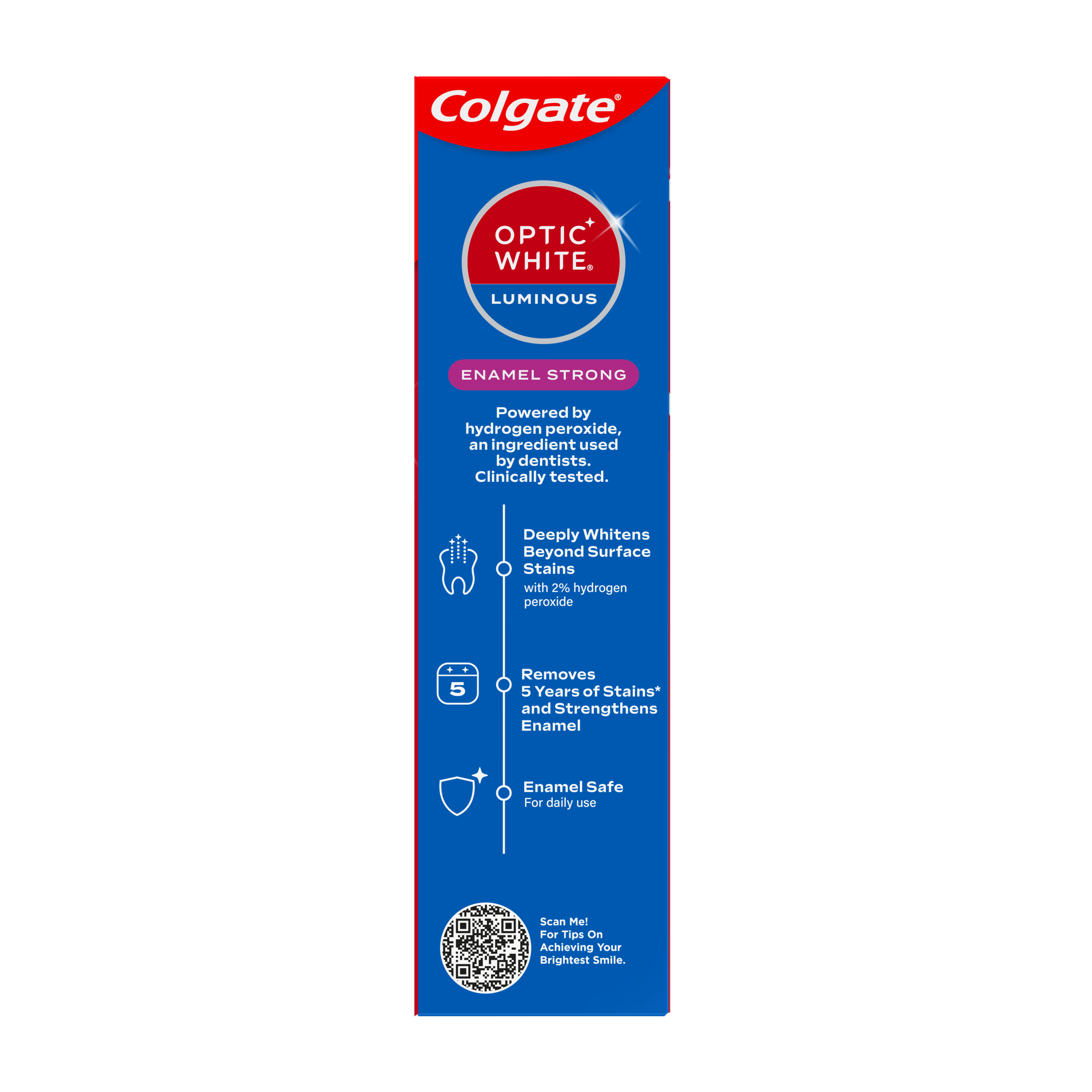 COLGATE TOOTHPASTE OPTIC WHITE ADVANCED ENAMEL 85G - Image 3