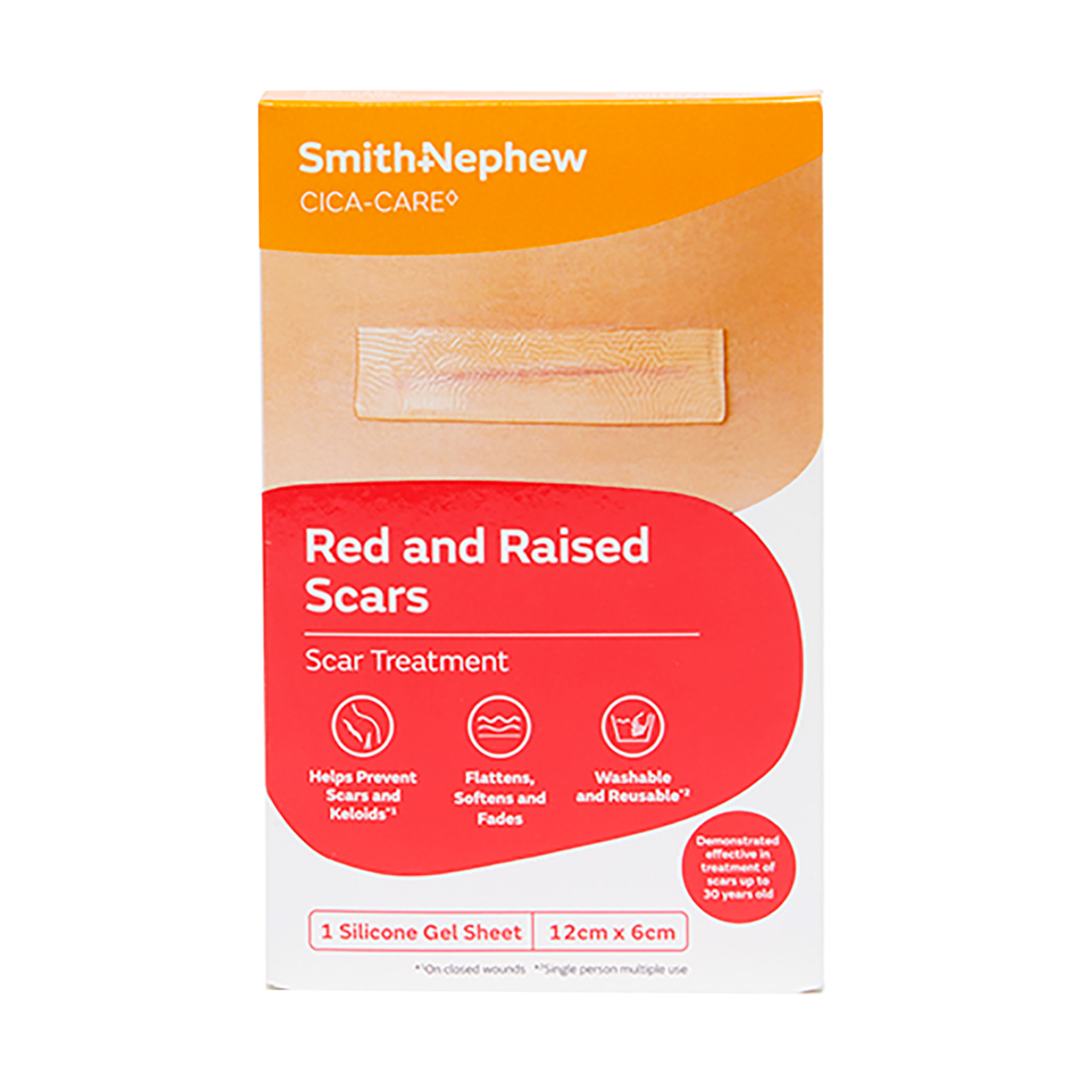 CICA-CARE SILICONE GEL SCAR SHEET 12CM X 6CM - Image 2