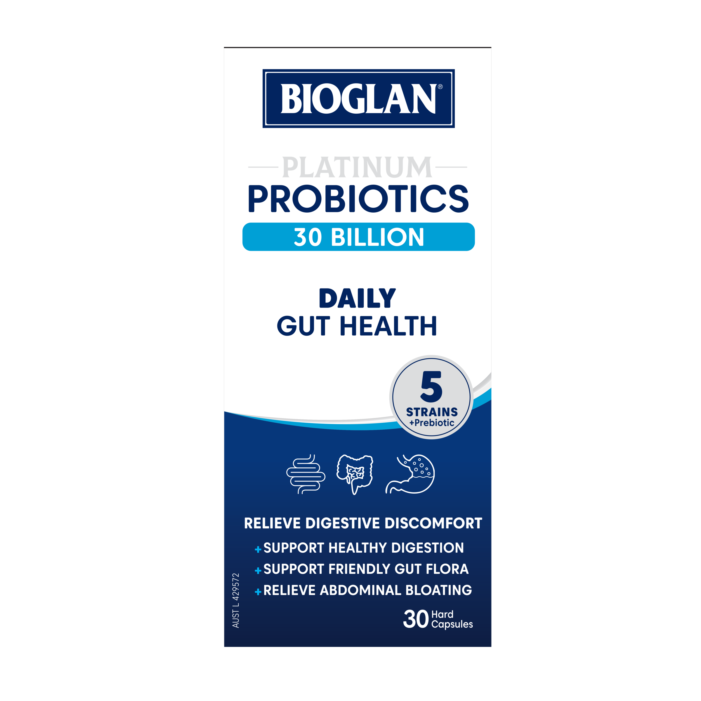 BIOGLAN PLATINUM PROBIOTICS 30 BILLION 30 TABLETS - Image 2