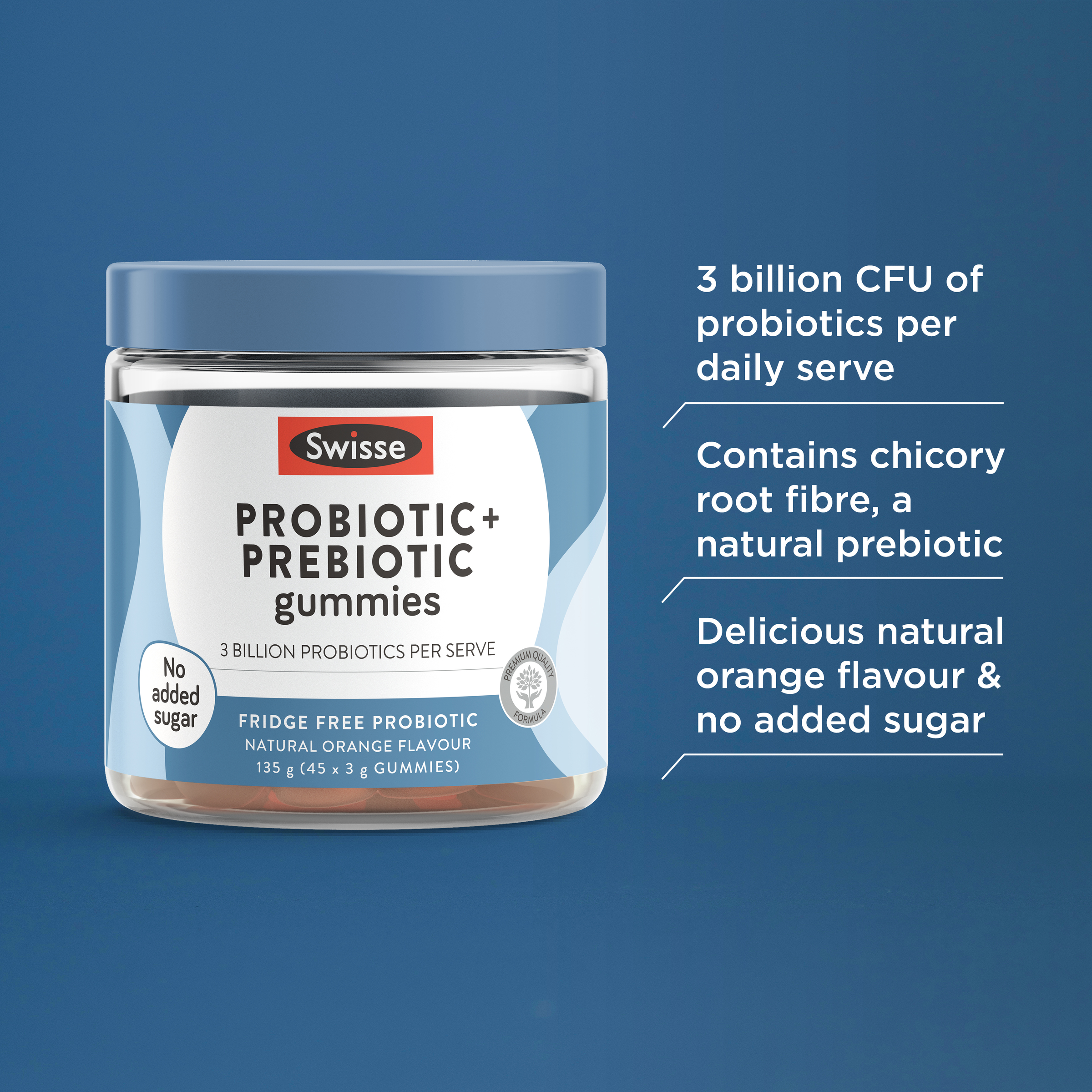 SWISSE PROBIOTIC + PREBIOTIC 45 GUMMIES - Image 3