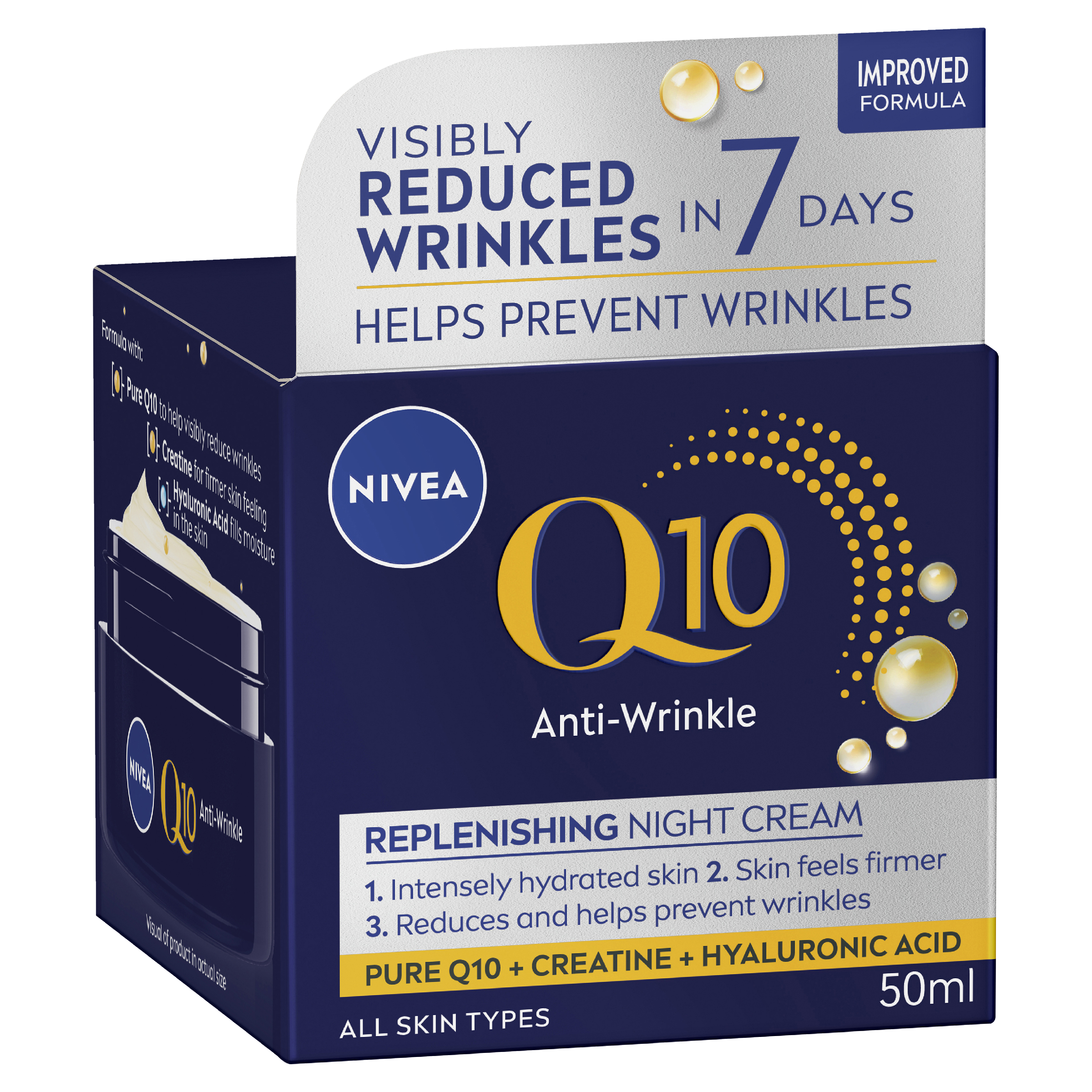 NIVEA Q10 POWER NIGHT CREAM 50ML - Image 11