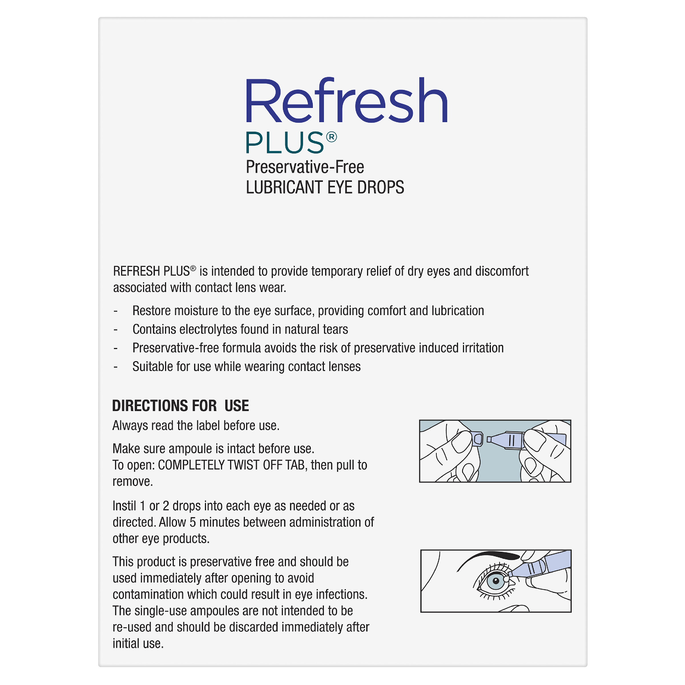 REFRESH PLUS EYE DROPS 30 X 0.4ML - Image 4