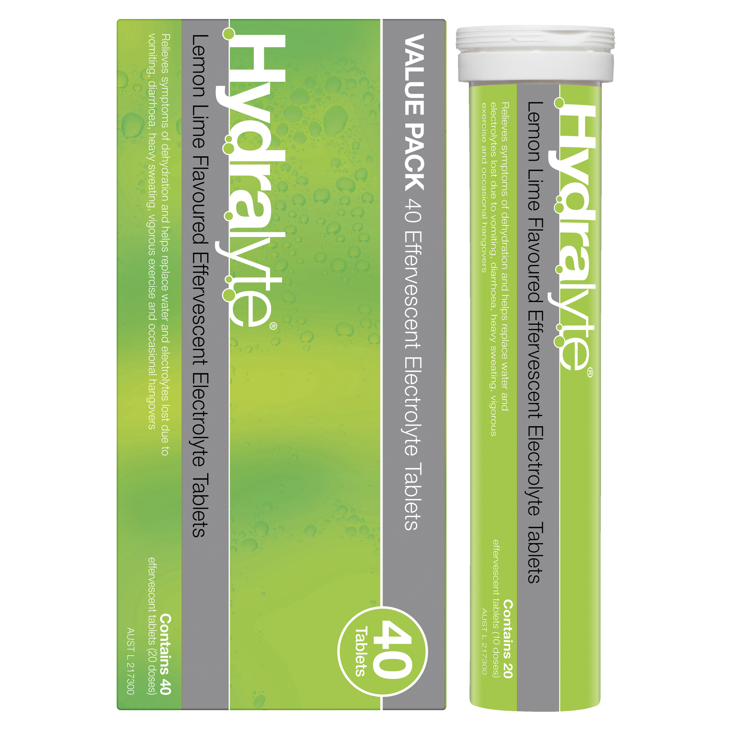 HYDRALYTE EFFERVESCENT LEMON LIME 40 TABLETS - Image 11