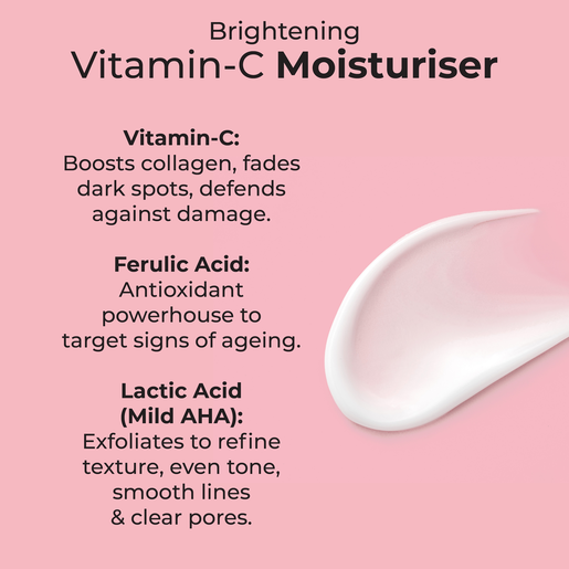 MCO BEAUTY GLOW BRIGHTENING VITAMIN C MOISTURISER 50ML - Image 3
