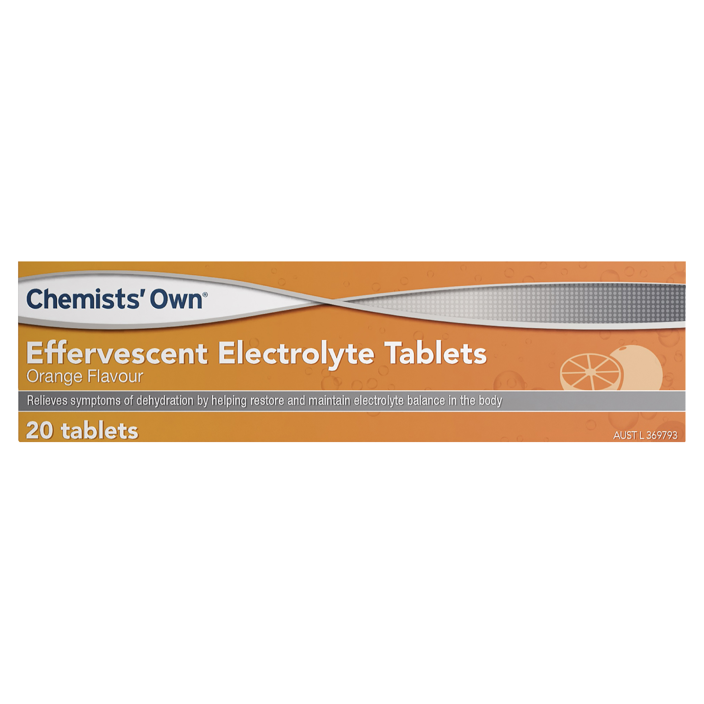 CHEMIST OWN EFFERVESCENT ELECTROLYTE ORANGE 20 TABLETS - Image 2