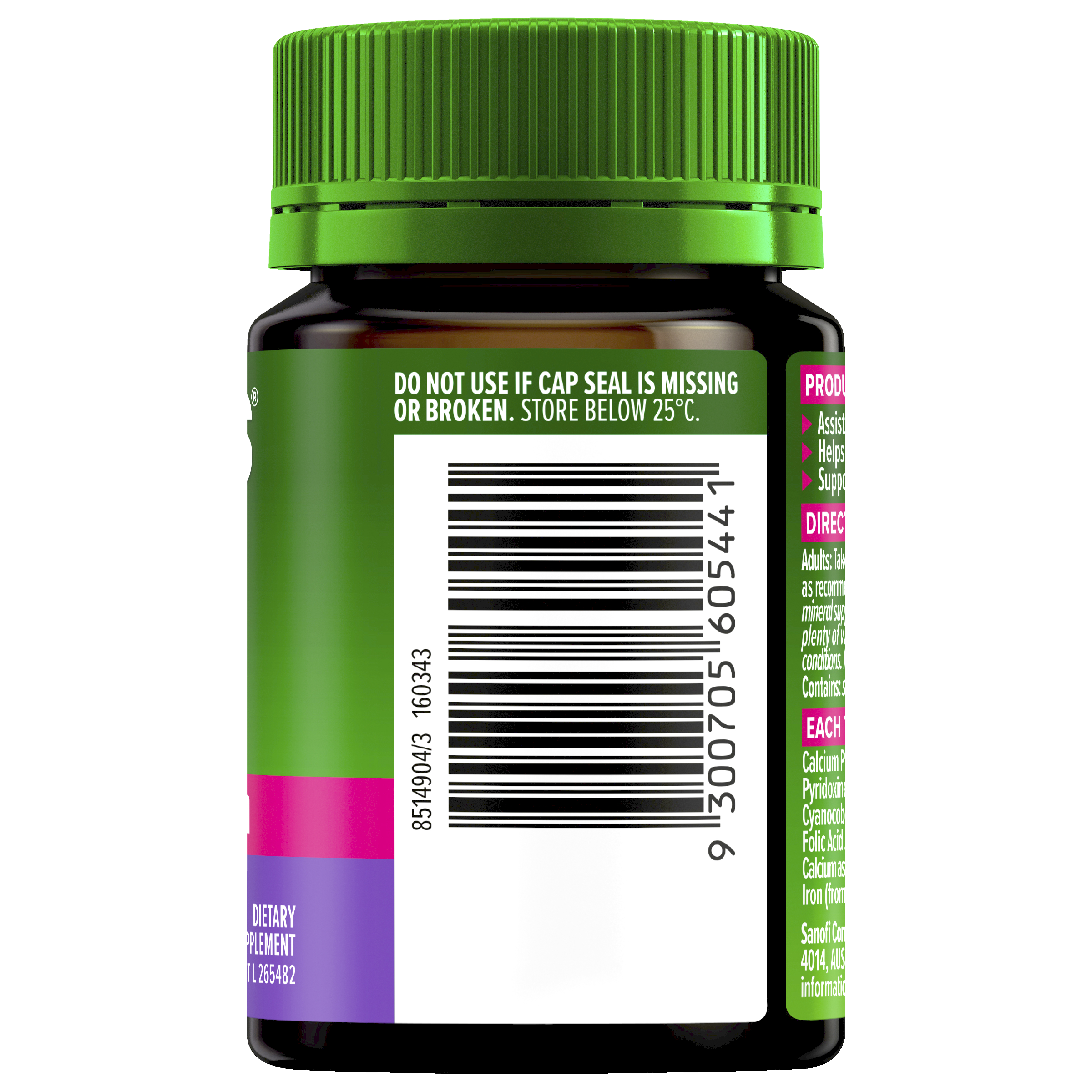 CENOVIS IRON PLUS 80 TABLETS - Image 2