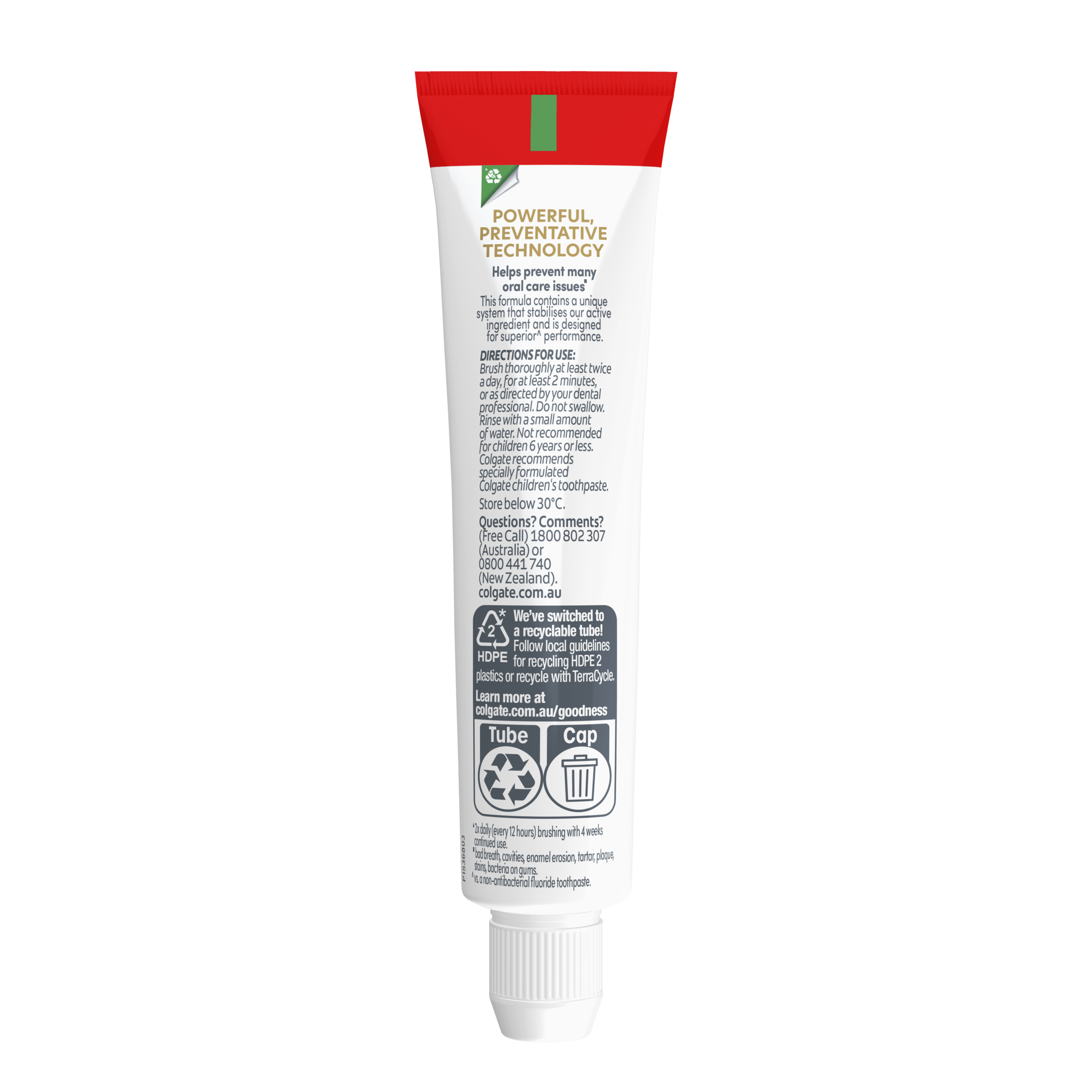 COLGATE TOOTHPASTE TOTAL ORIGINAL ANTIBACTERIAL TRAVEL 40G - Image 10