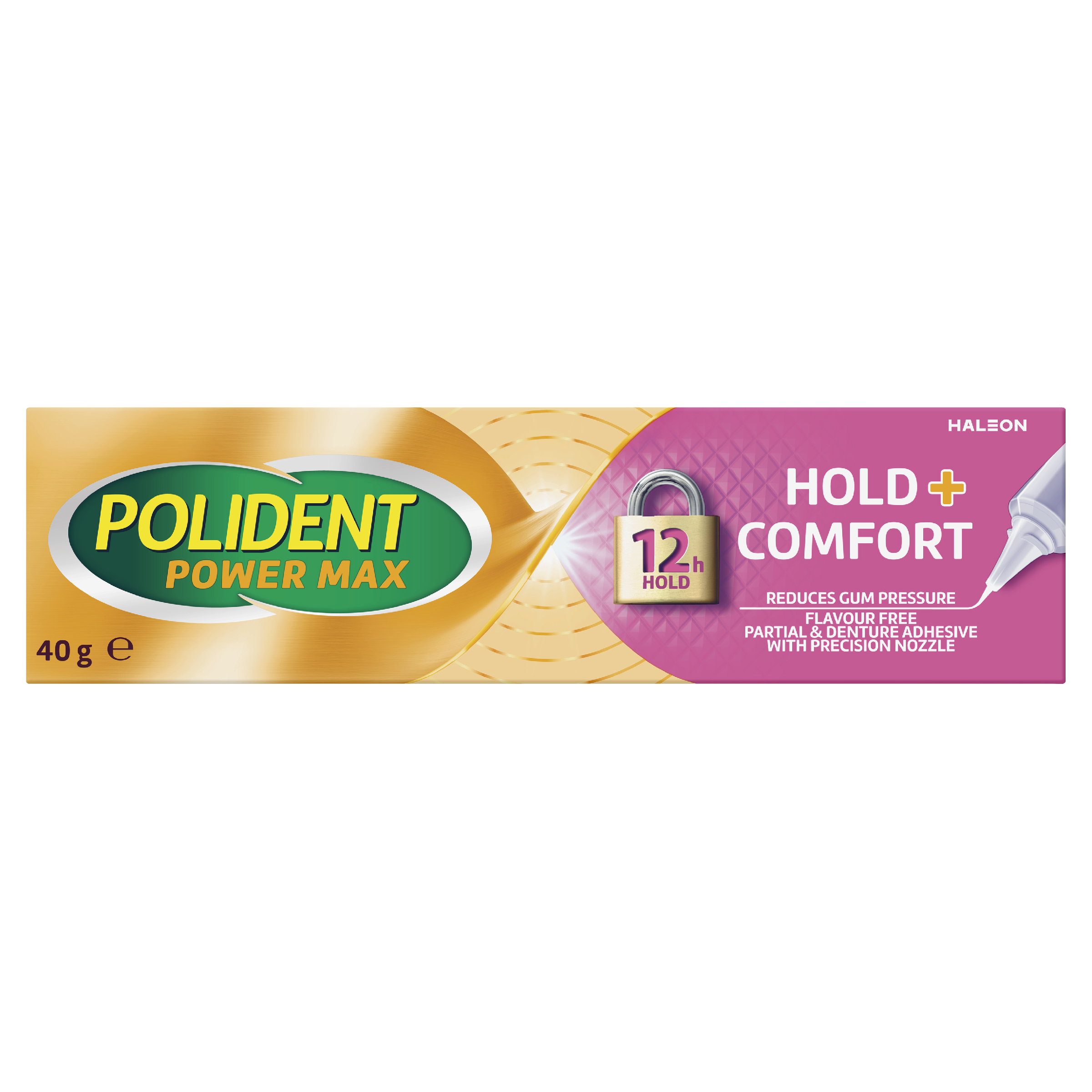 POLIDENT DENTURE ADHESIVE HOLD &COMFORT CREAM 40G - Image 2