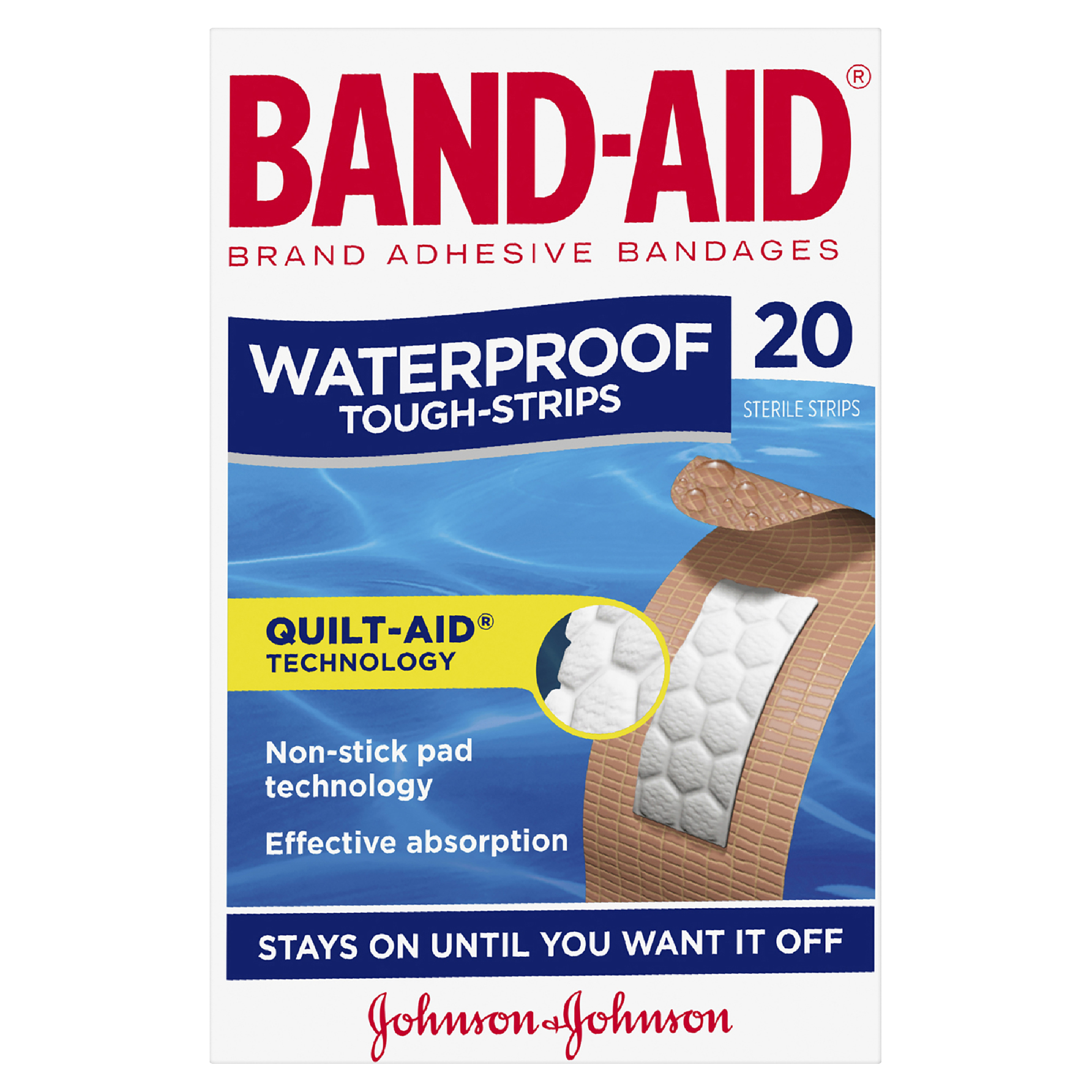 BAND-AID WATERPROOF TOUGH STRIPS 20 PACK - Image 2