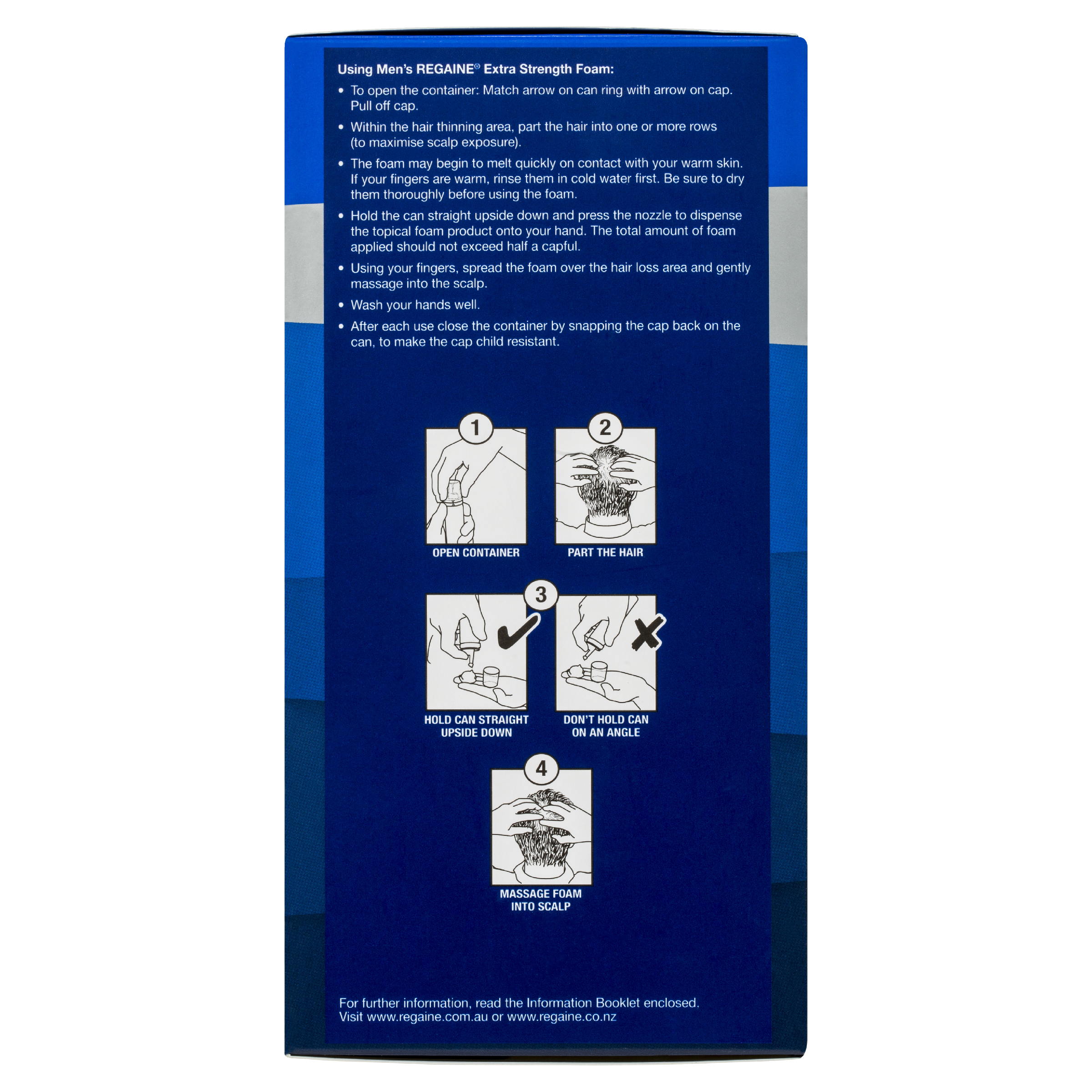 REGAINE MENS EXTRA STRENGTH TREATMENT FOAM 5% 60G 4 PACK - Image 3