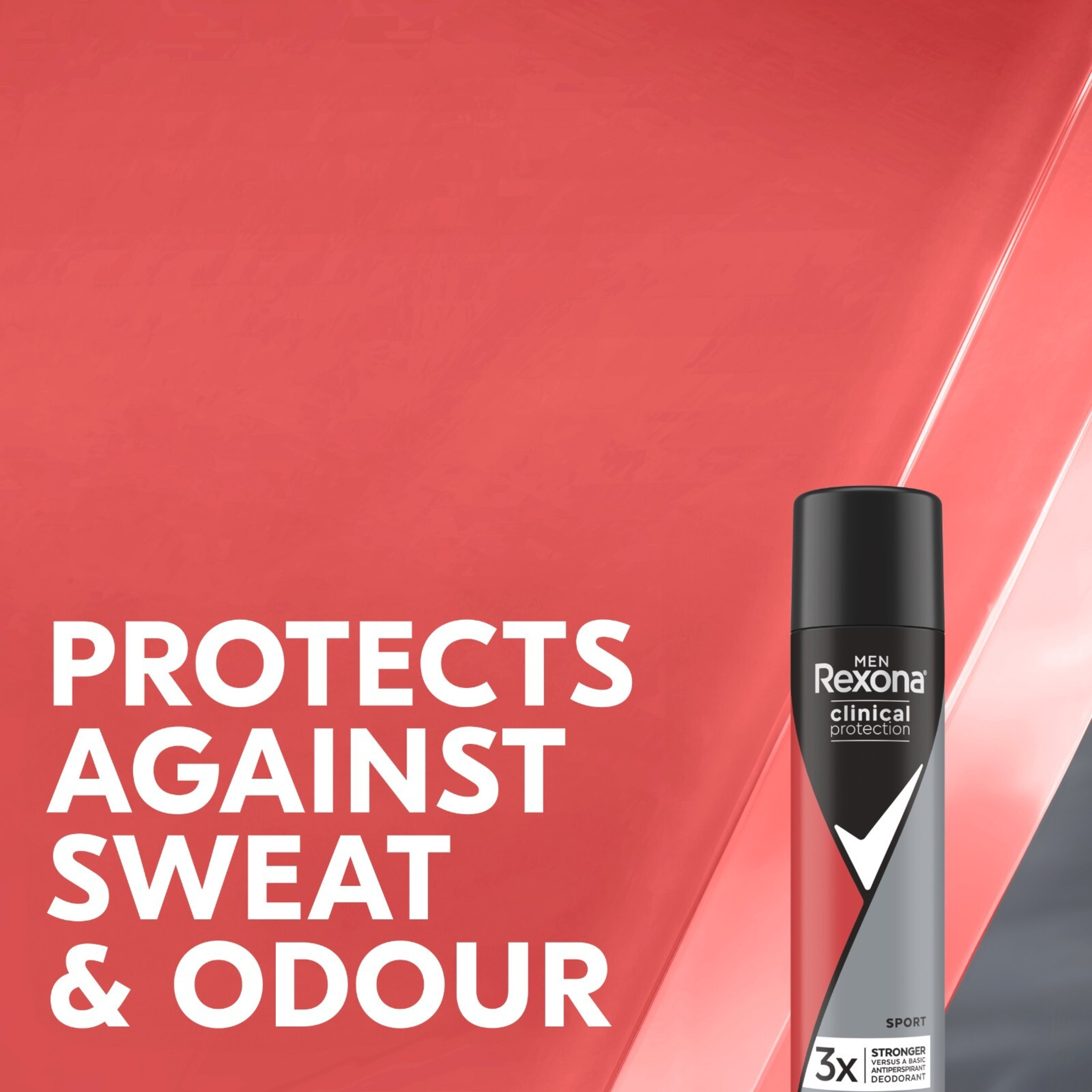 REXONA MEN CLINICAL ANTIPERSPIRANT SPORT 96HR 180ML - Image 4