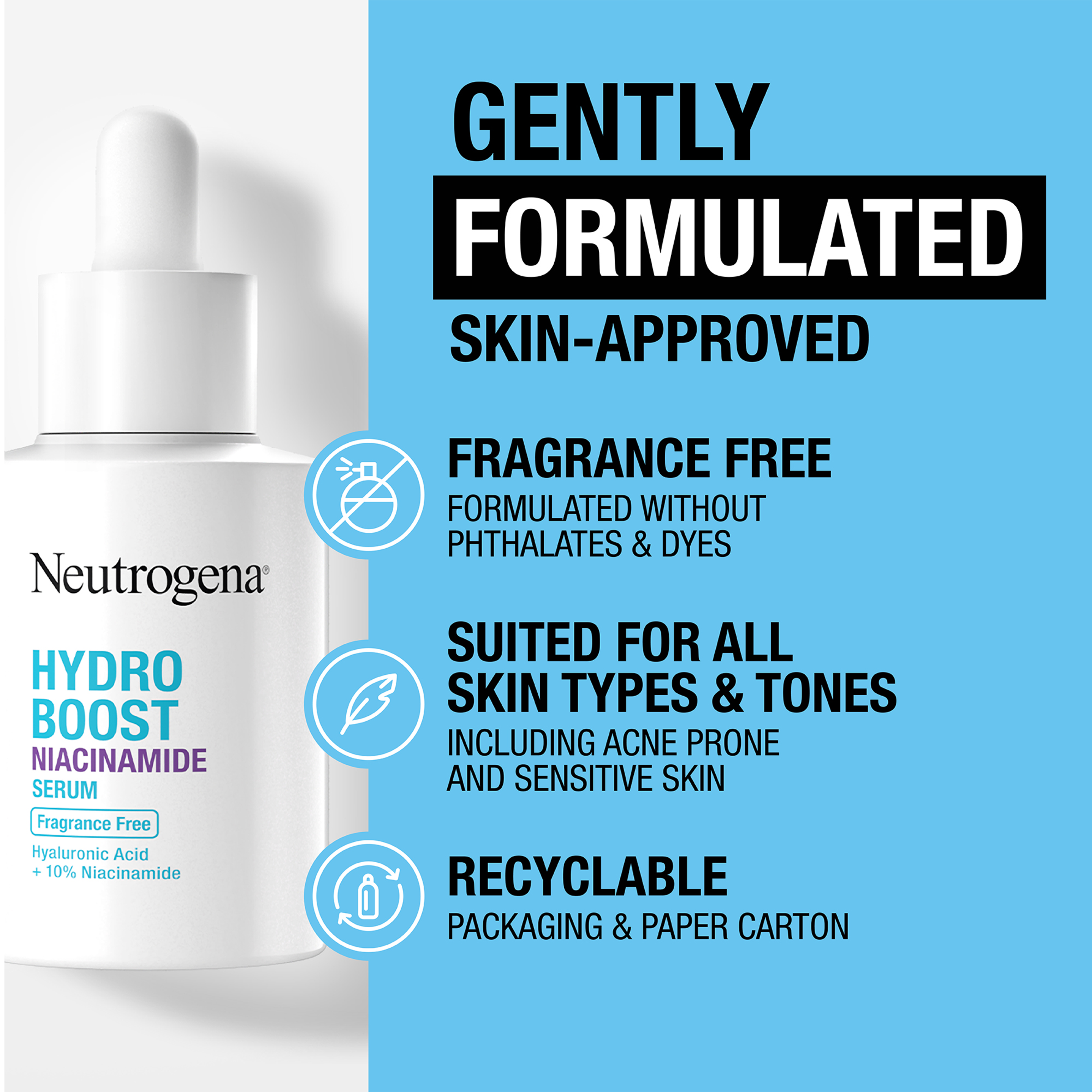 NEUTROGENA HYDRO BOOST NIACINAMIDE SERUM 30ML - Image 9