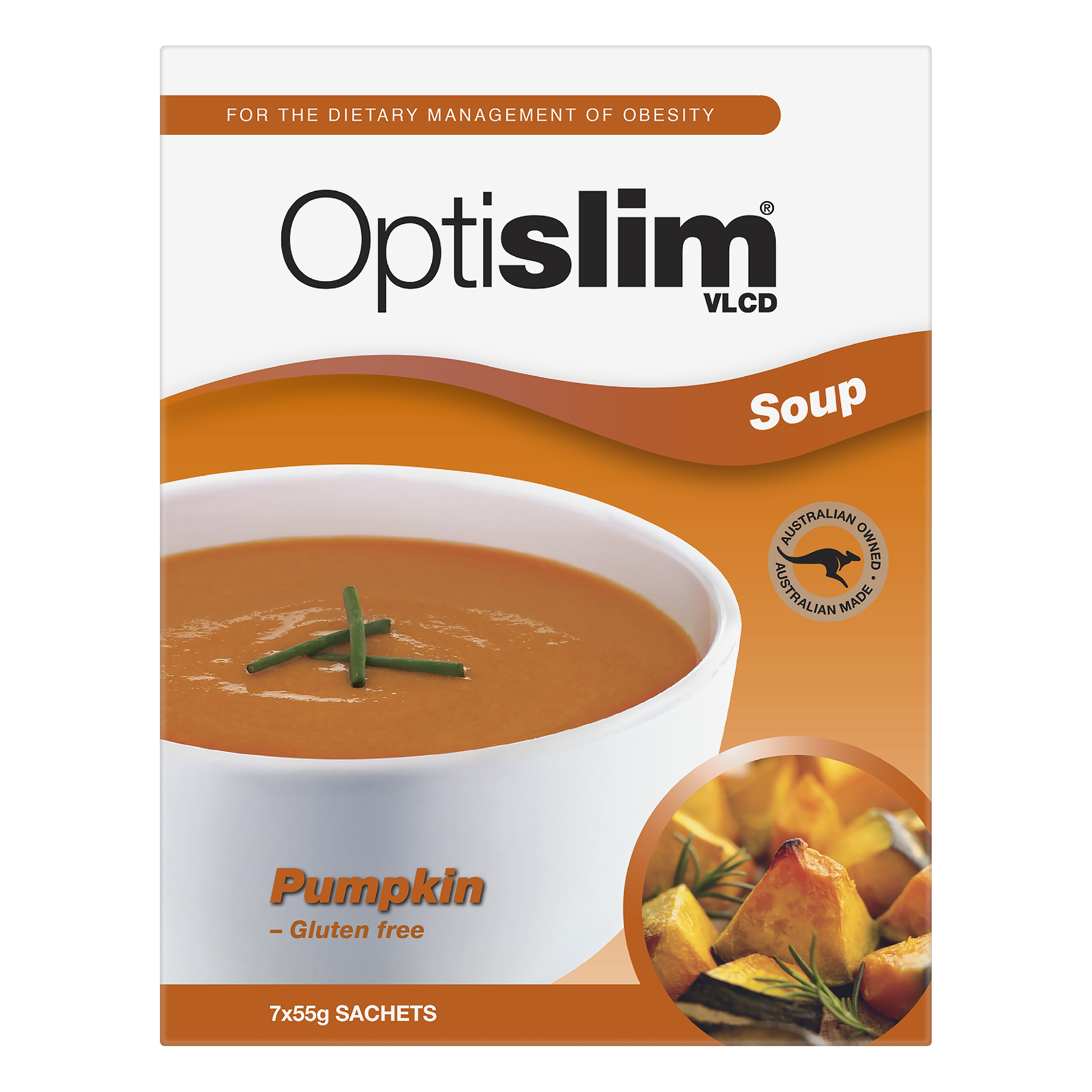 OPTISLIM VLCD SOUP PUMPKIN 55G 7 PACK - Image 2