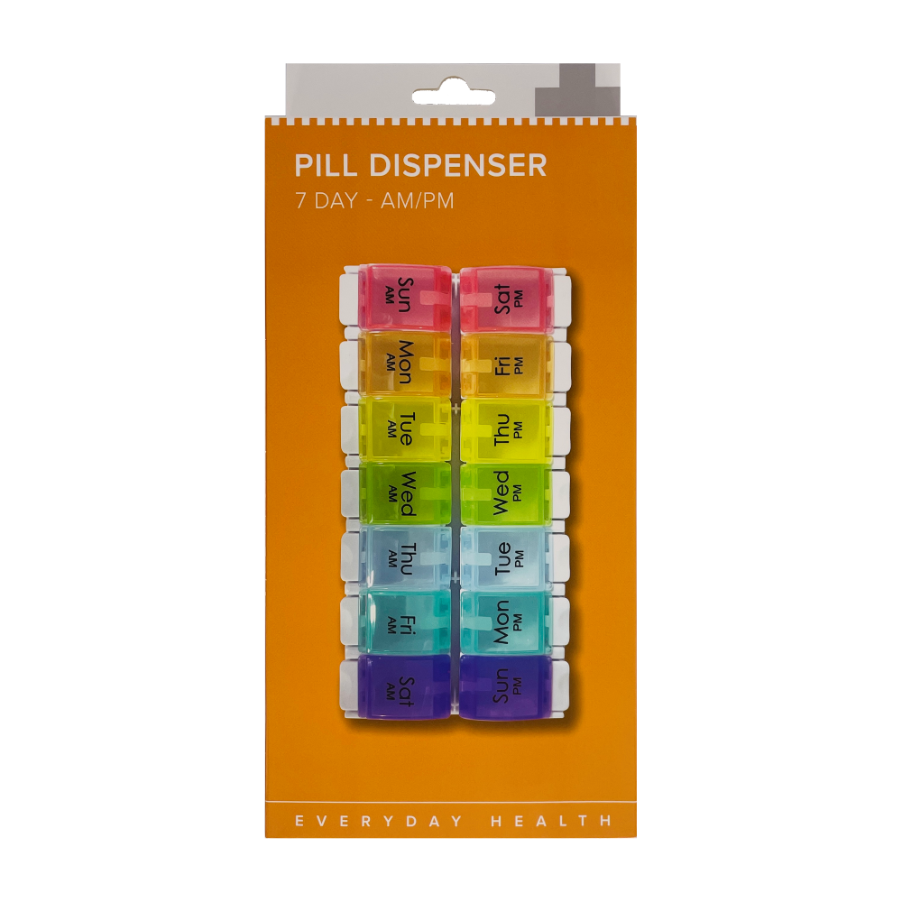BE+MED PILL DISPENSER 7 DAY AM/PM 1 PACK