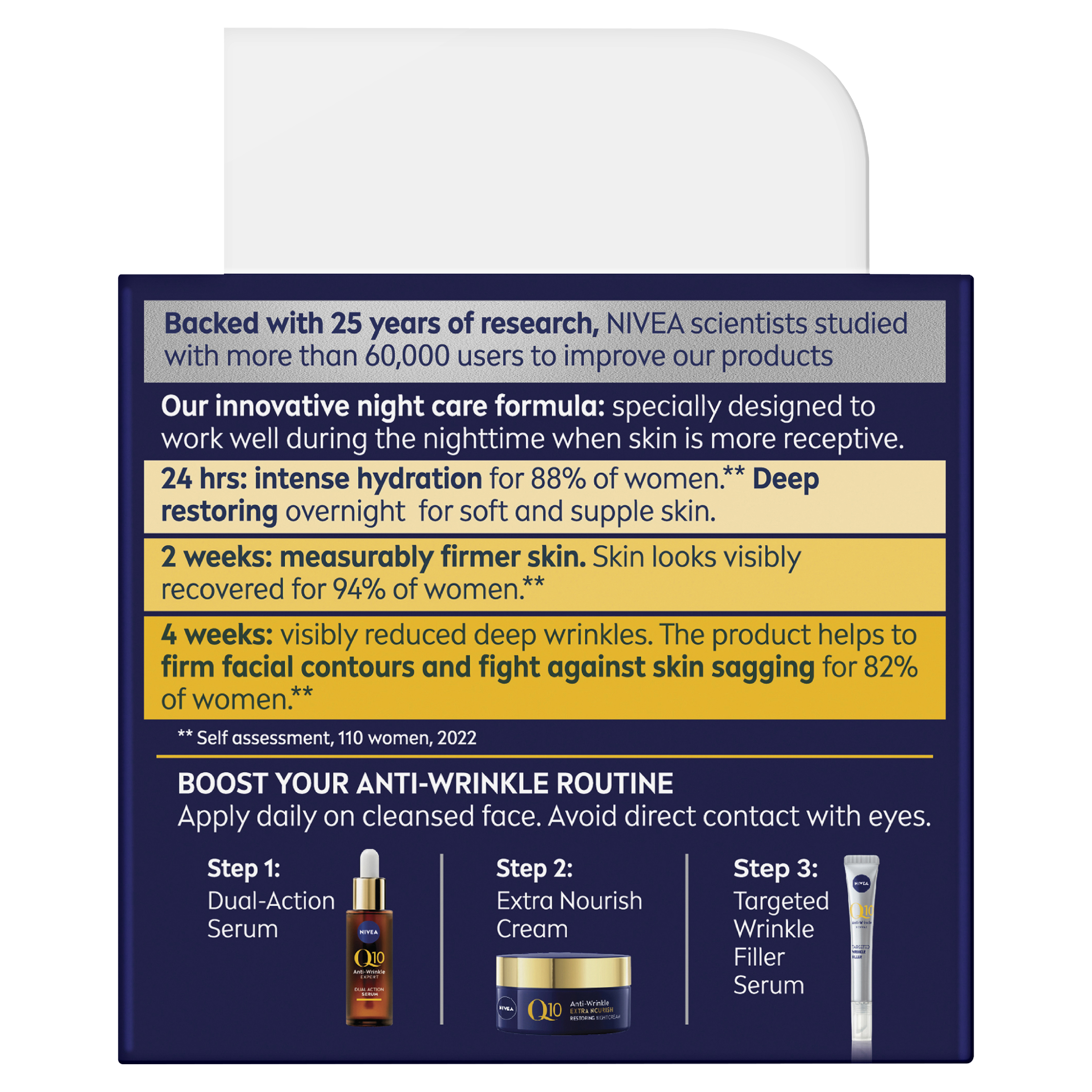 NIVEA Q10 POWER MATURE NIGHT CREAM 50ML - Image 2