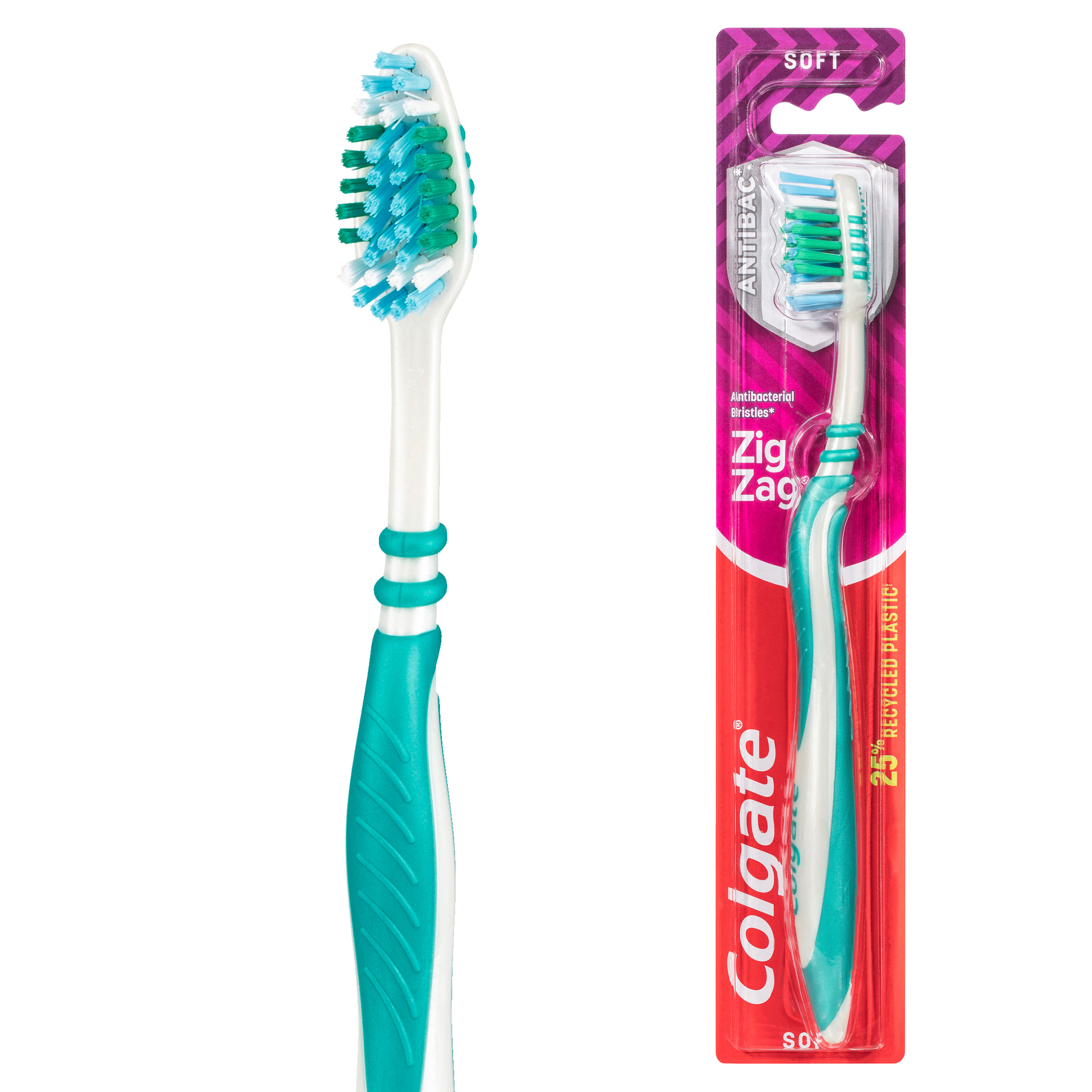 COLGATE TOOTHBRUSH ZIG-ZAG INTERDENTAL CLEAN SOFT 1 PACK - Image 9