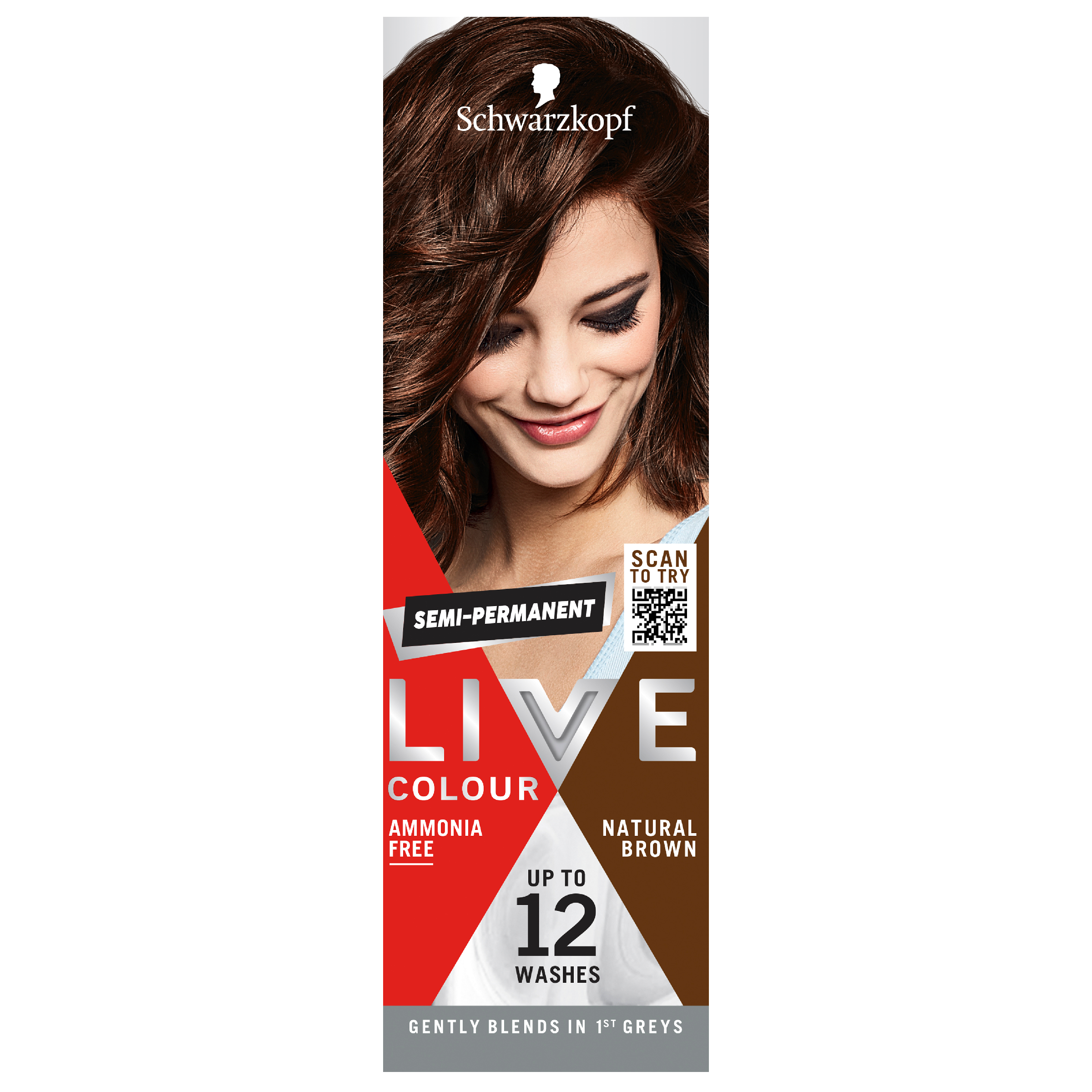 SCHWARZKOPF LIVE COLOUR NATURAL BROWN 75ML - Image 2