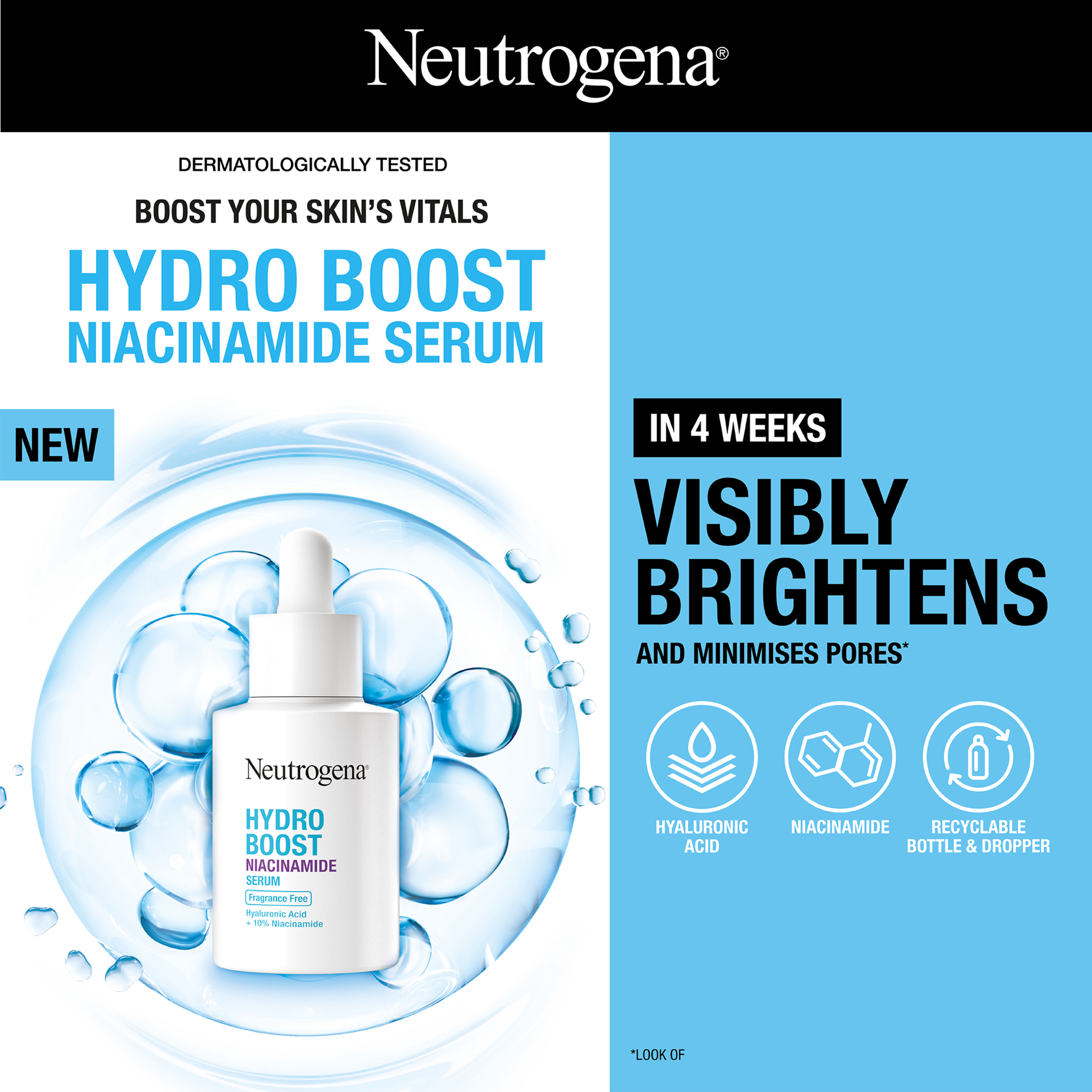 NEUTROGENA HYDRO BOOST NIACINAMIDE SERUM 30ML - Image 10