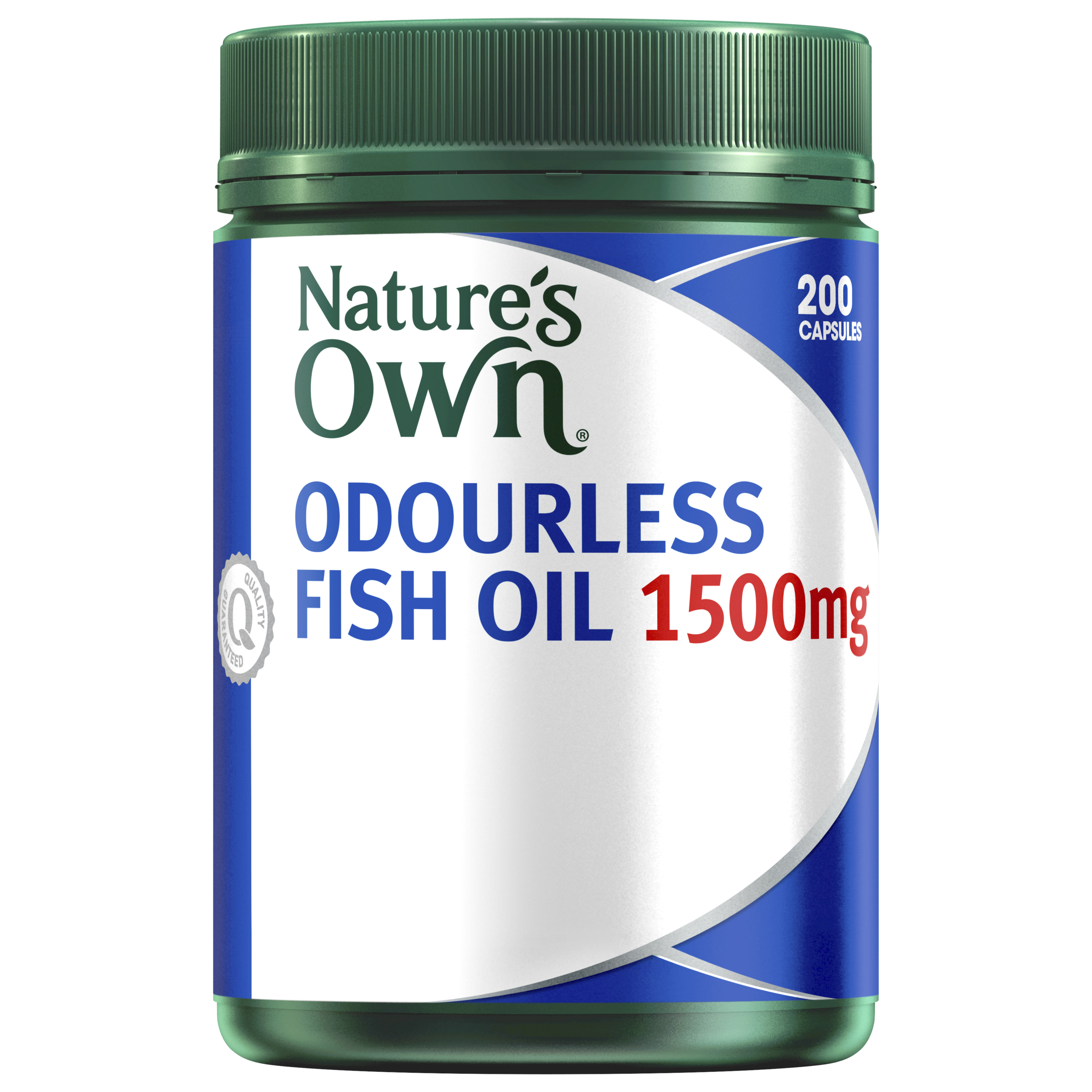 NATURES OWN ODOURLESS FISH OIL 1500MG 200 CAPSULES - Image 11