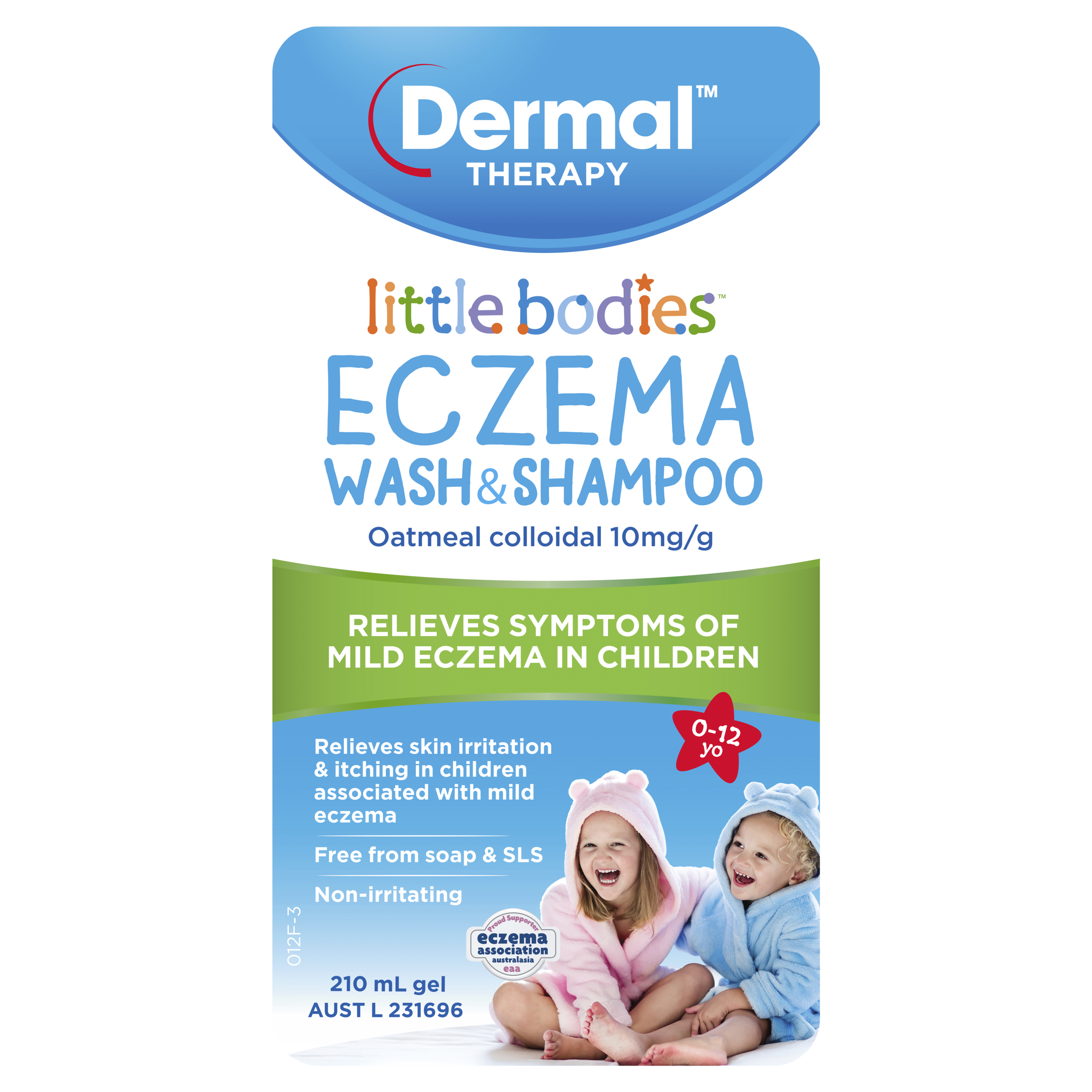 DERMAL THERAPY LITTLE BODIES ECZEMA WASH & SHAMPOO 210ML - Image 4