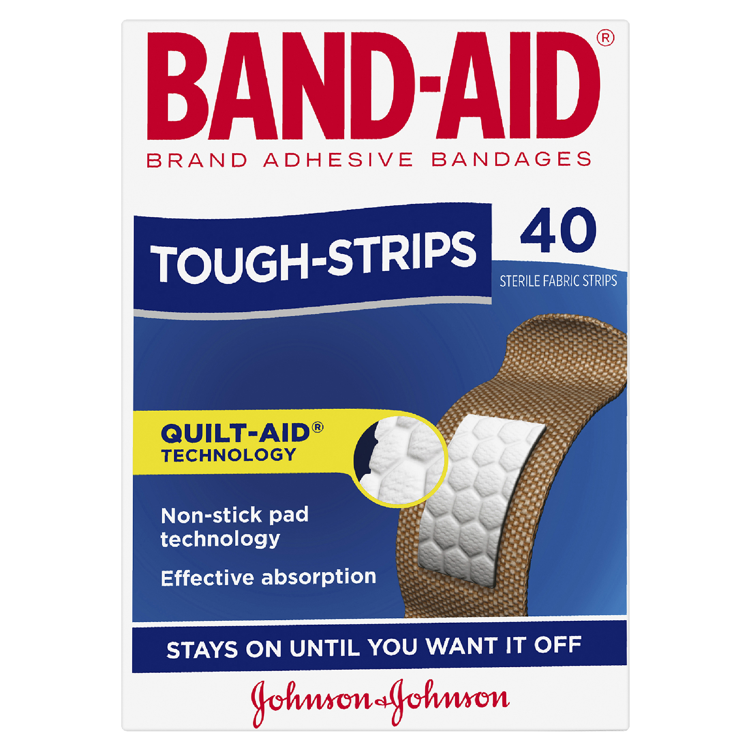 BAND-AID BRAND TOUGH STRIPS 40 PACK - Image 2