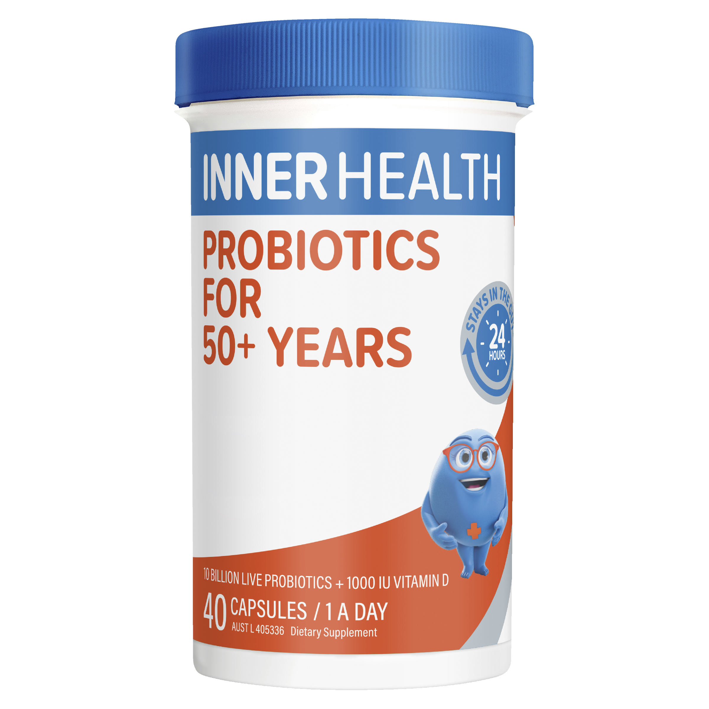 INNER HEALTH PROBIOTICS FOR 50+ YEARS 40 CAPSULES - Image 3