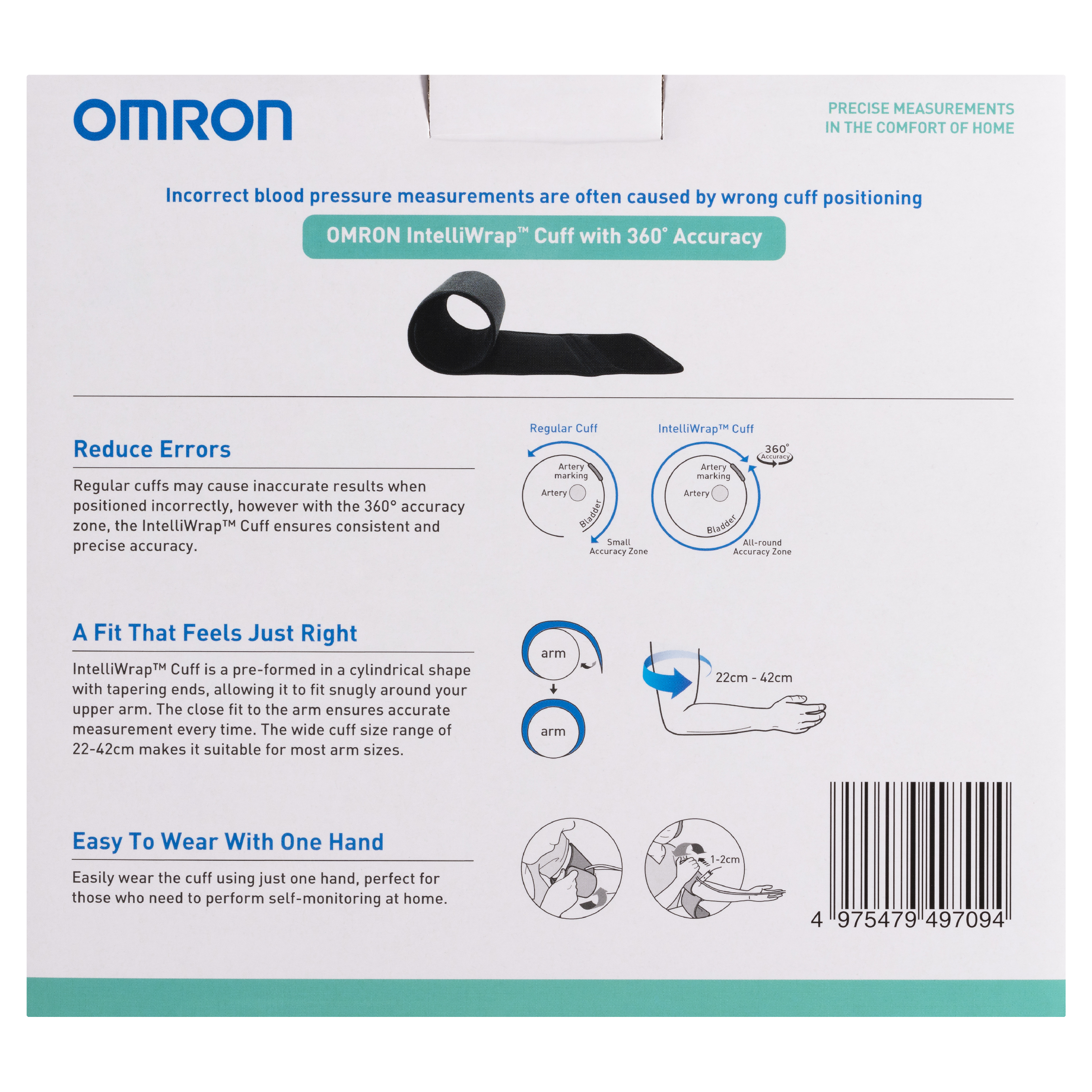 OMRON BLOOD PRESSURE MONITOR BLUETOOTH PLUS HEM7156T - Image 4
