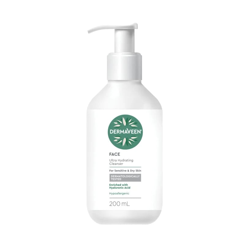 DERMAVEEN FACE ULTRA HYDRATING CLEANSER 200ML