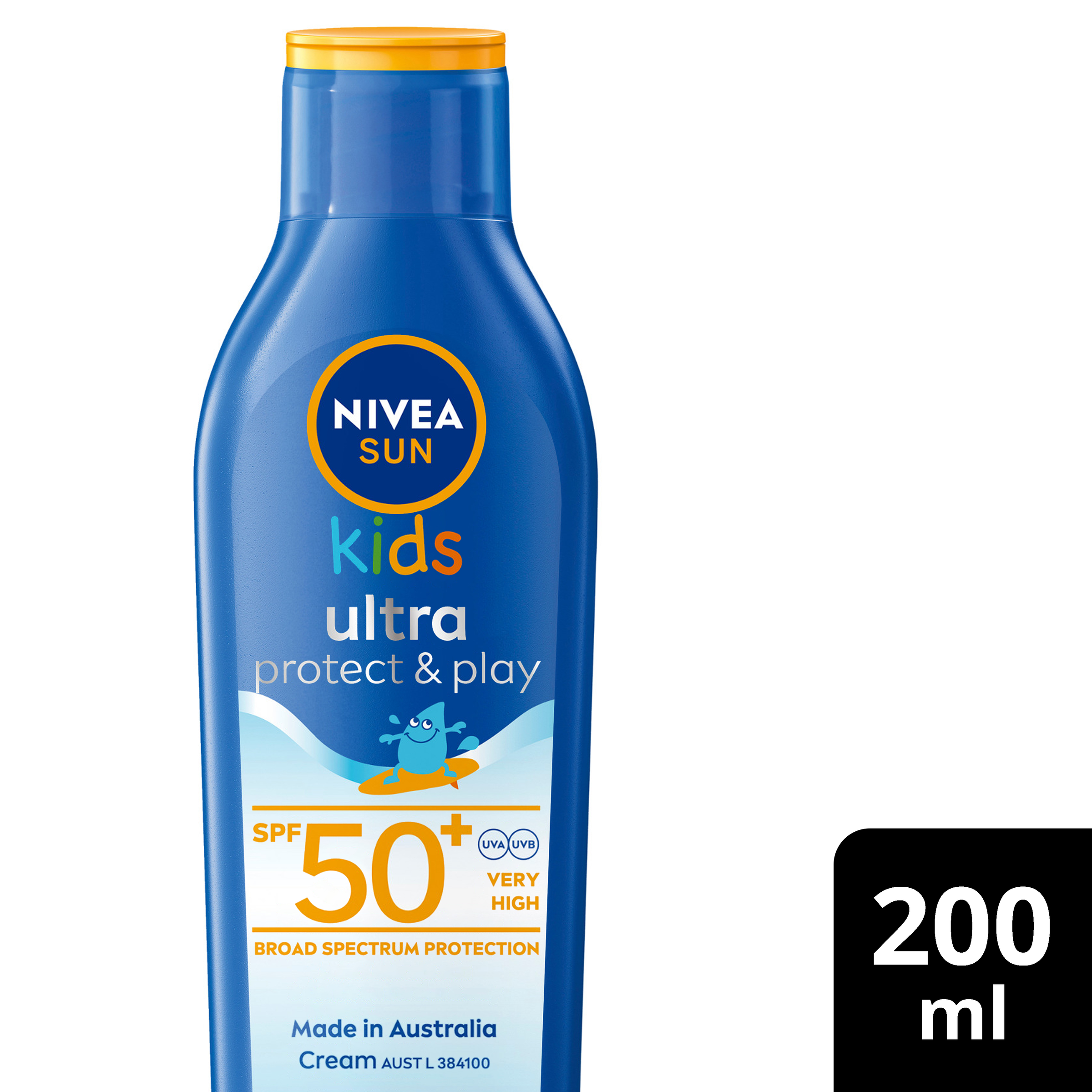 NIVEA KIDS PROTECT & PLAY ULTRA BEACH SUNSCREEN SPF50+ 200ML - Image 8