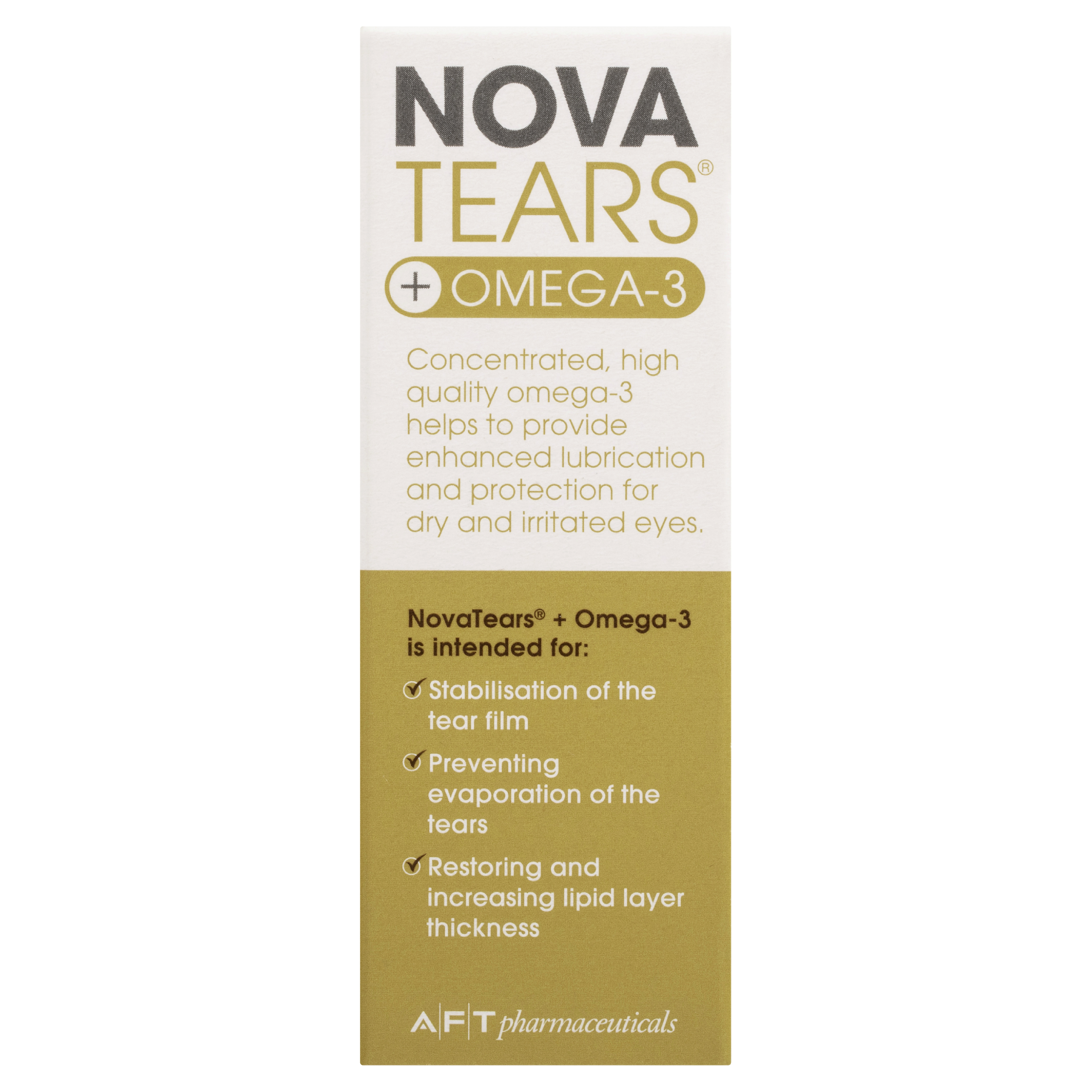 NOVA TEARS OMEGA-3 LUBRICANT EYE DROPS 3ML - Image 4