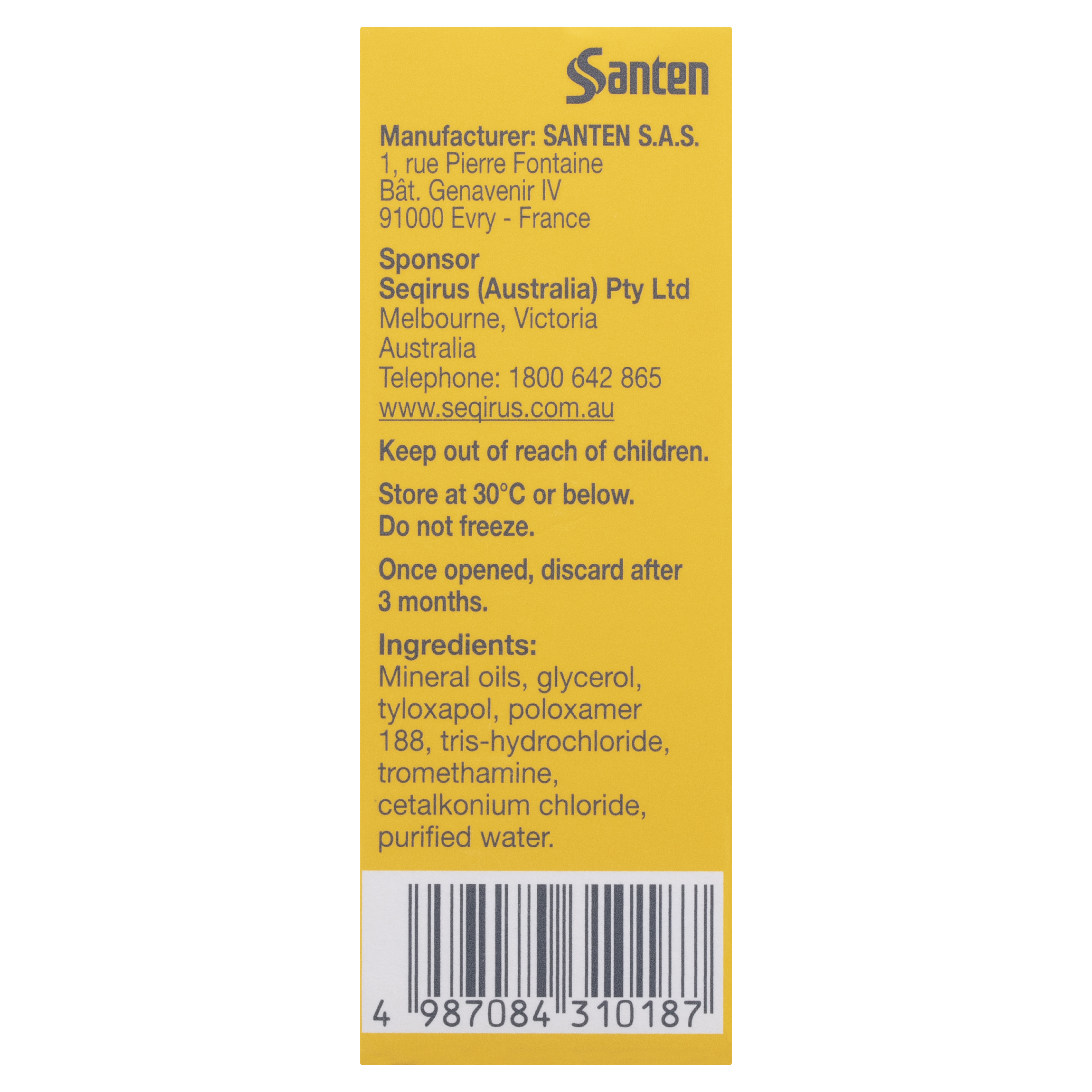 CATIONORM PRESERVATIVE FREE MULTI DOSE EYE DROPS 10ML - Image 3