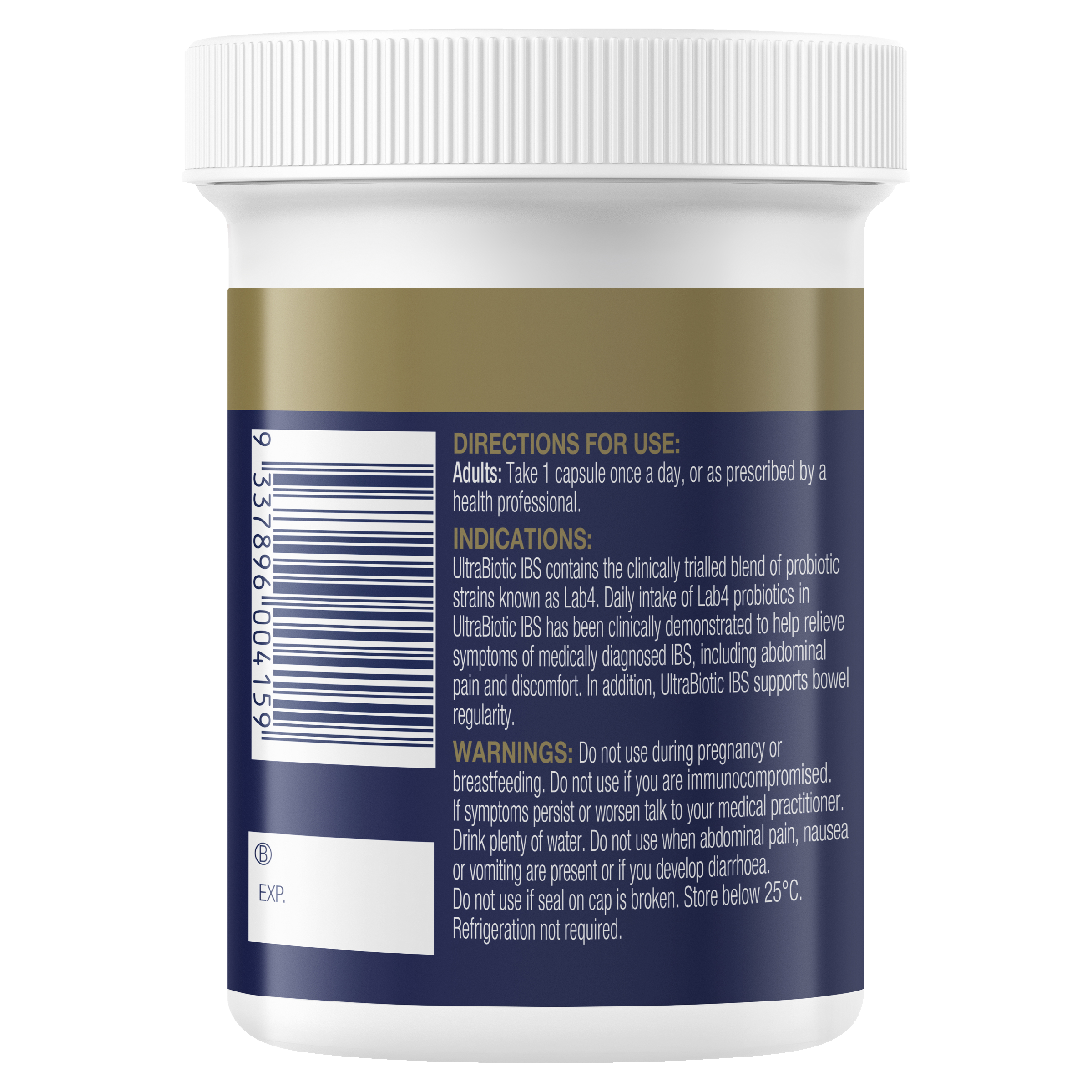 BIOCEUTICALS ULTRABIOTIC IBS 30 CAPSULES - Image 2