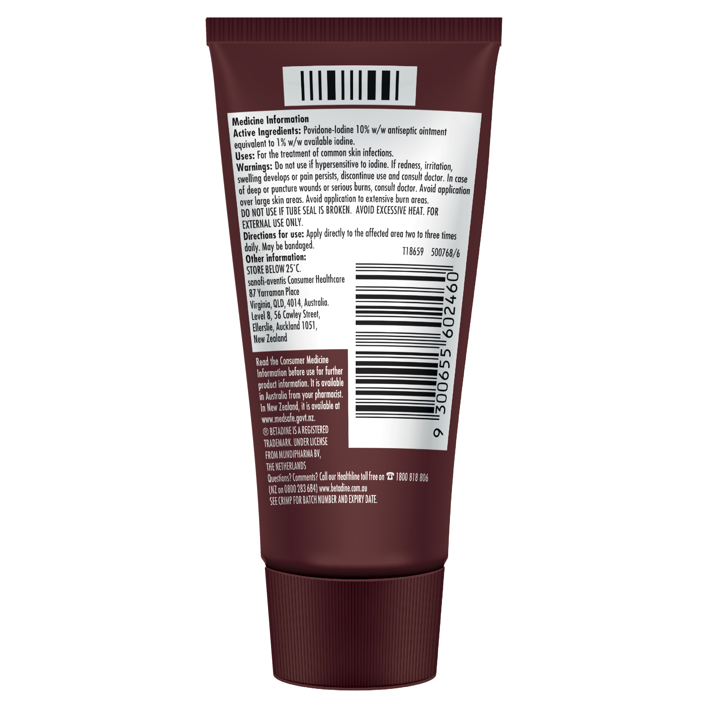 BETADINE ANTISEPTIC OINTMENT 65G - Image 2