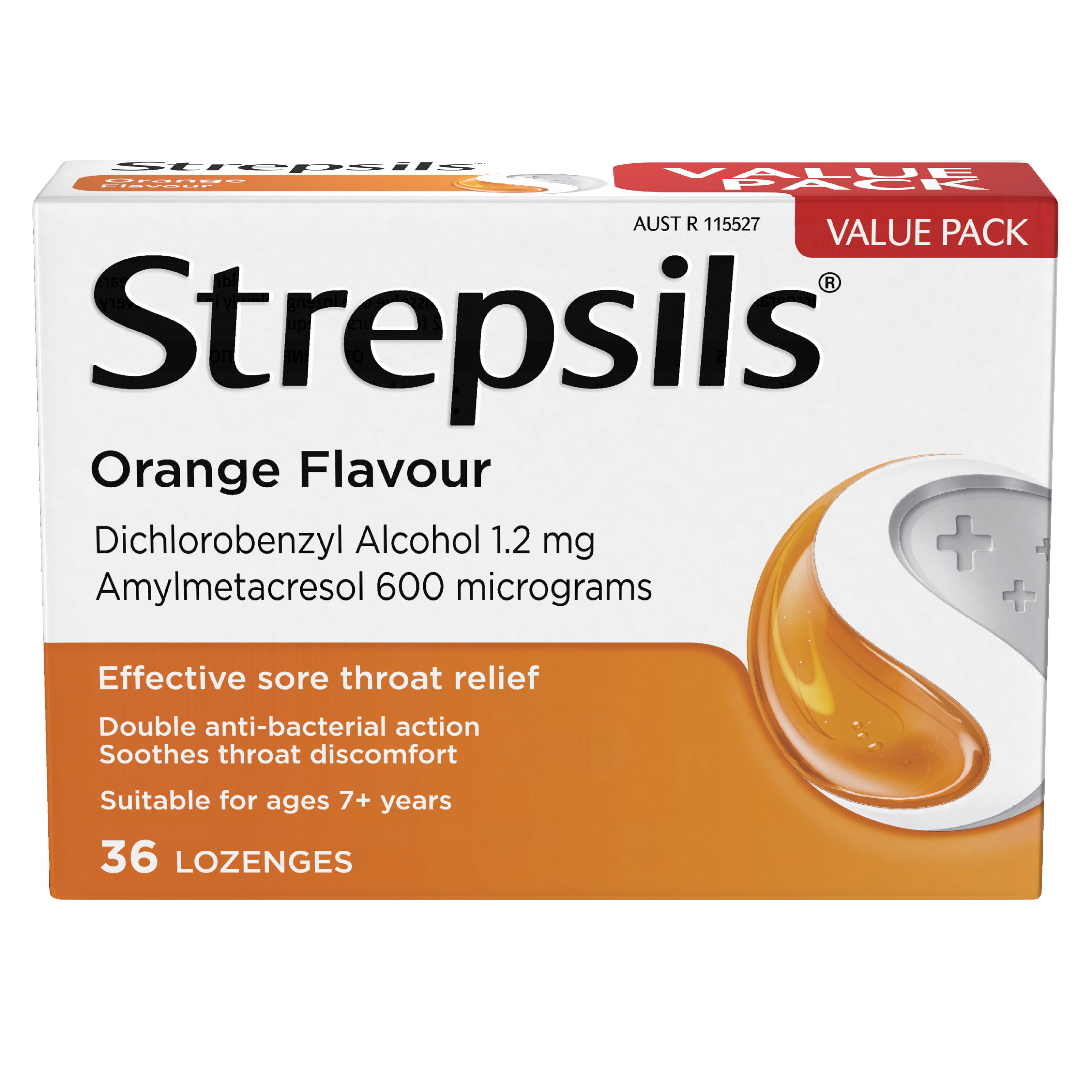 STREPSILS ORANGE 36 LOZENGES - Image 7