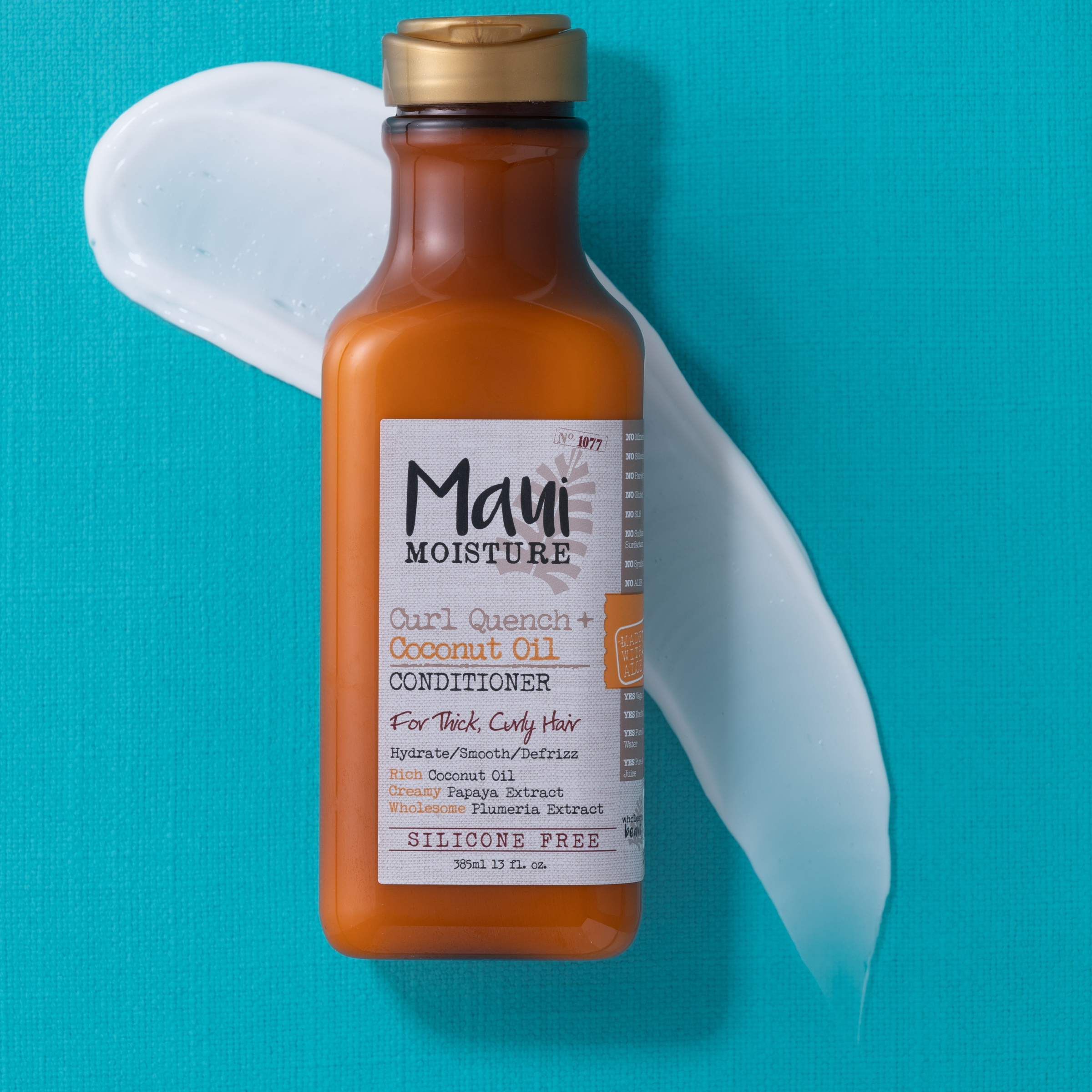 MAUI MOISTURE CURL QUENCH & COCONUT OIL CONDITIONER 385ML - Image 5