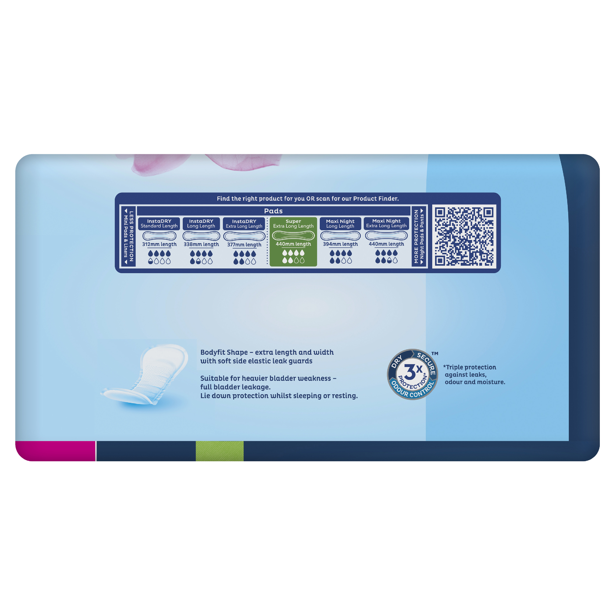 TENA PADS SUPER EXTRA COVERAGE 6D BULK 30 PACK - Image 5