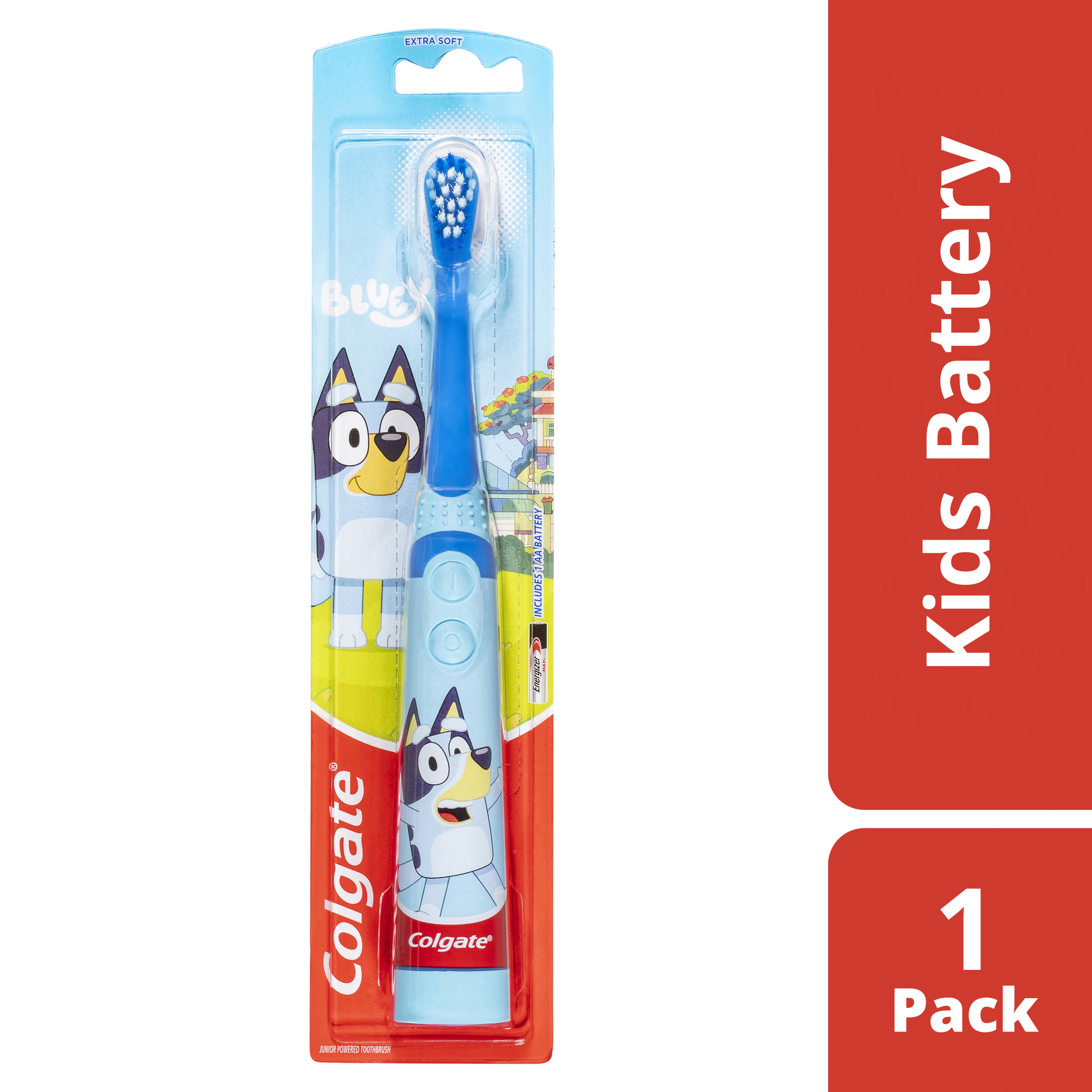 COLGATE TOOTHBRUSH KIDS POWER SONIC BLUEY EXTRA SOFT 1 PACK - Image 9